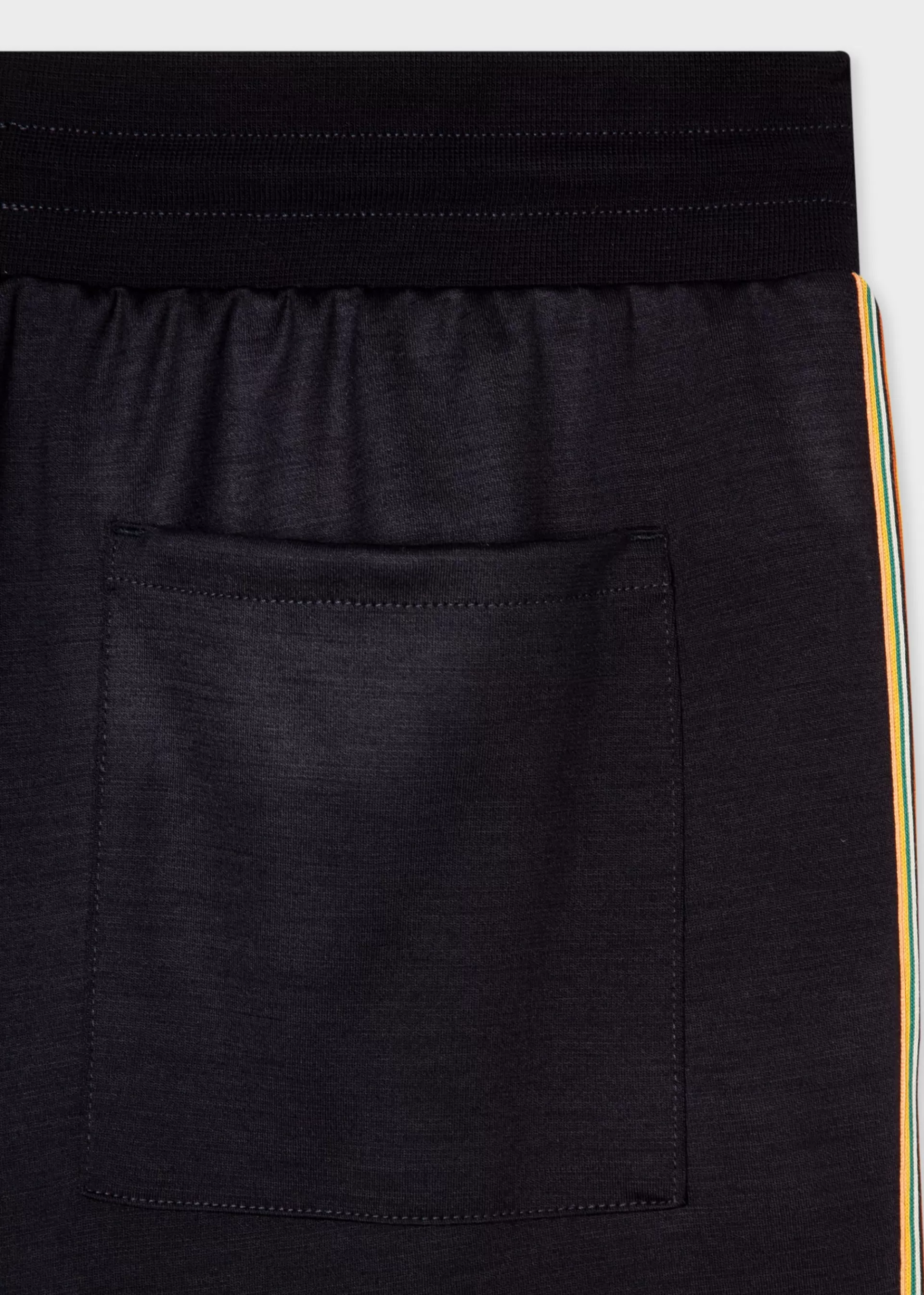 Navy Zip-Front Washable Wool 'Signature Stripe' Hoodie and Sweatpants Set>Paul Smith Fashion