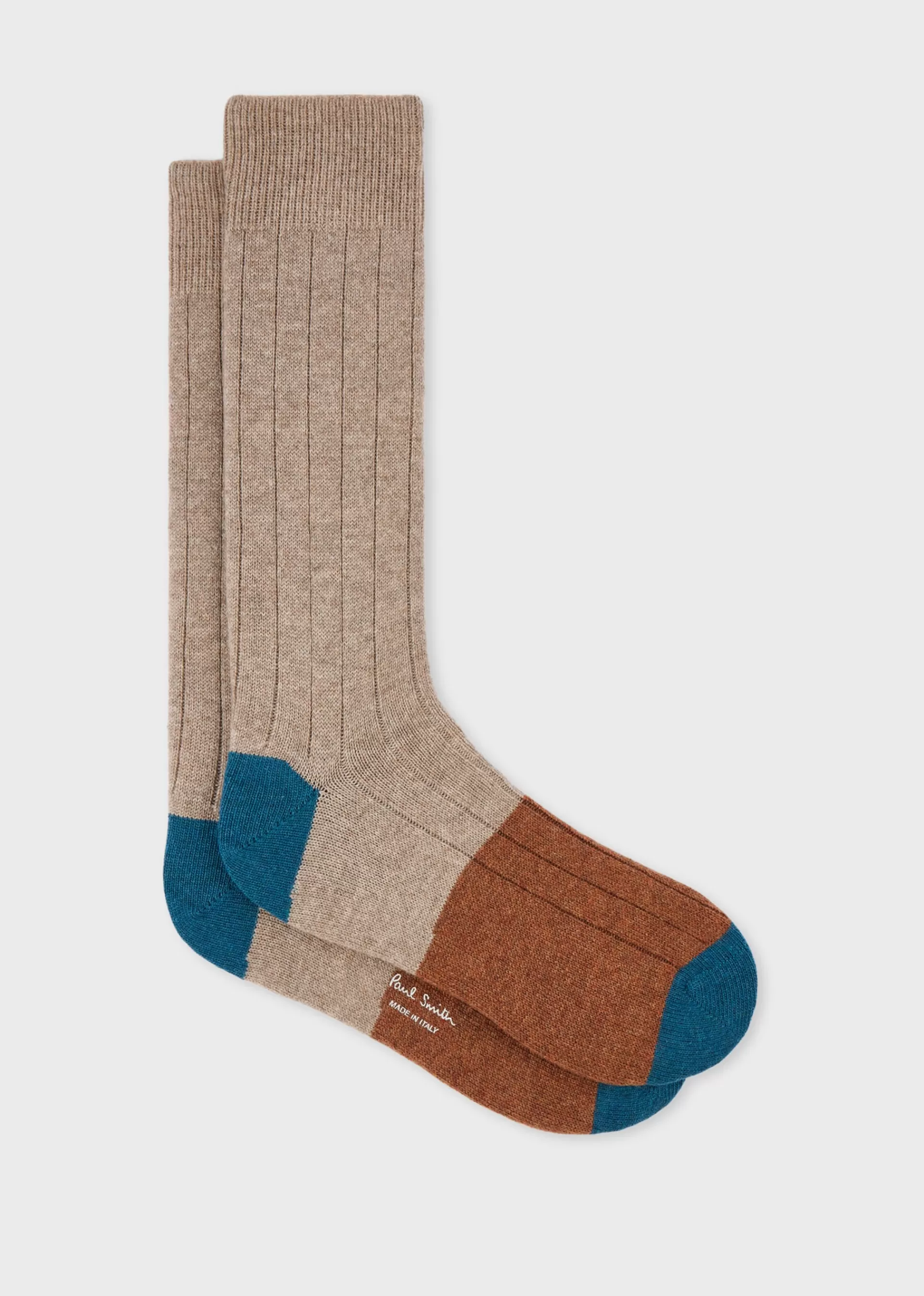 Cashmere-Blend Block Stripe Socks>Paul Smith Cheap