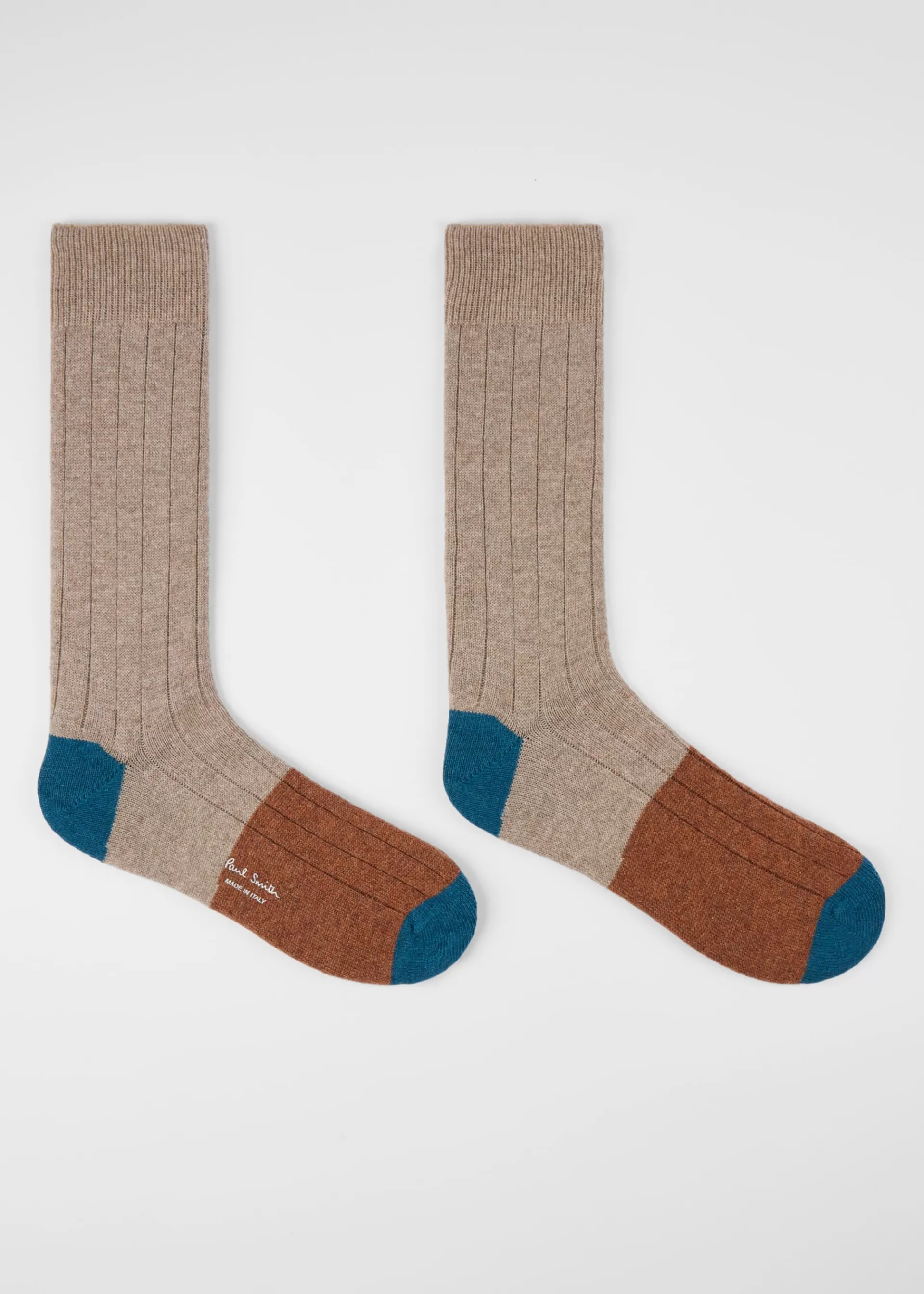 Cashmere-Blend Block Stripe Socks>Paul Smith Cheap