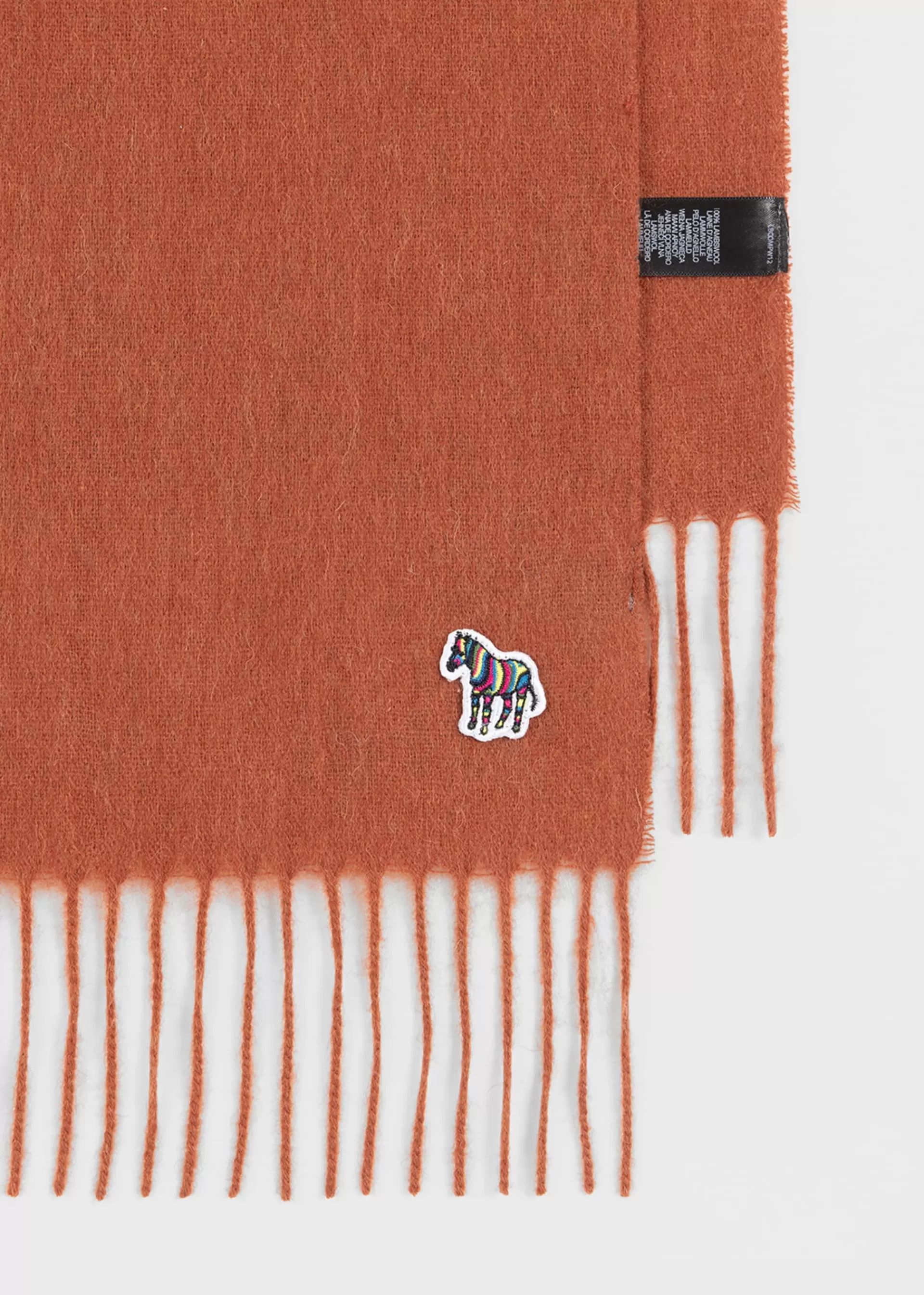 Lambswool Zebra Logo Scarf>Paul Smith Outlet