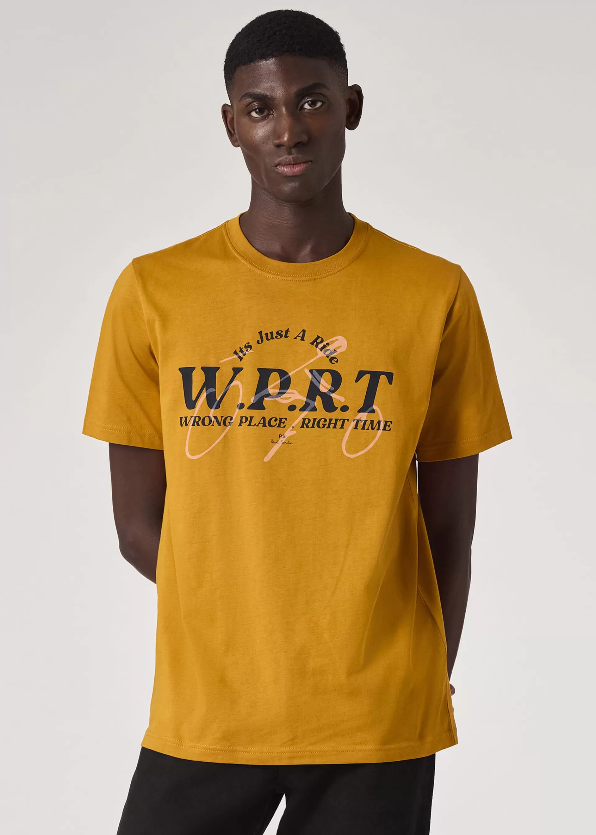 'Wrong Place Right Time' Print T-Shirt>Paul Smith Clearance