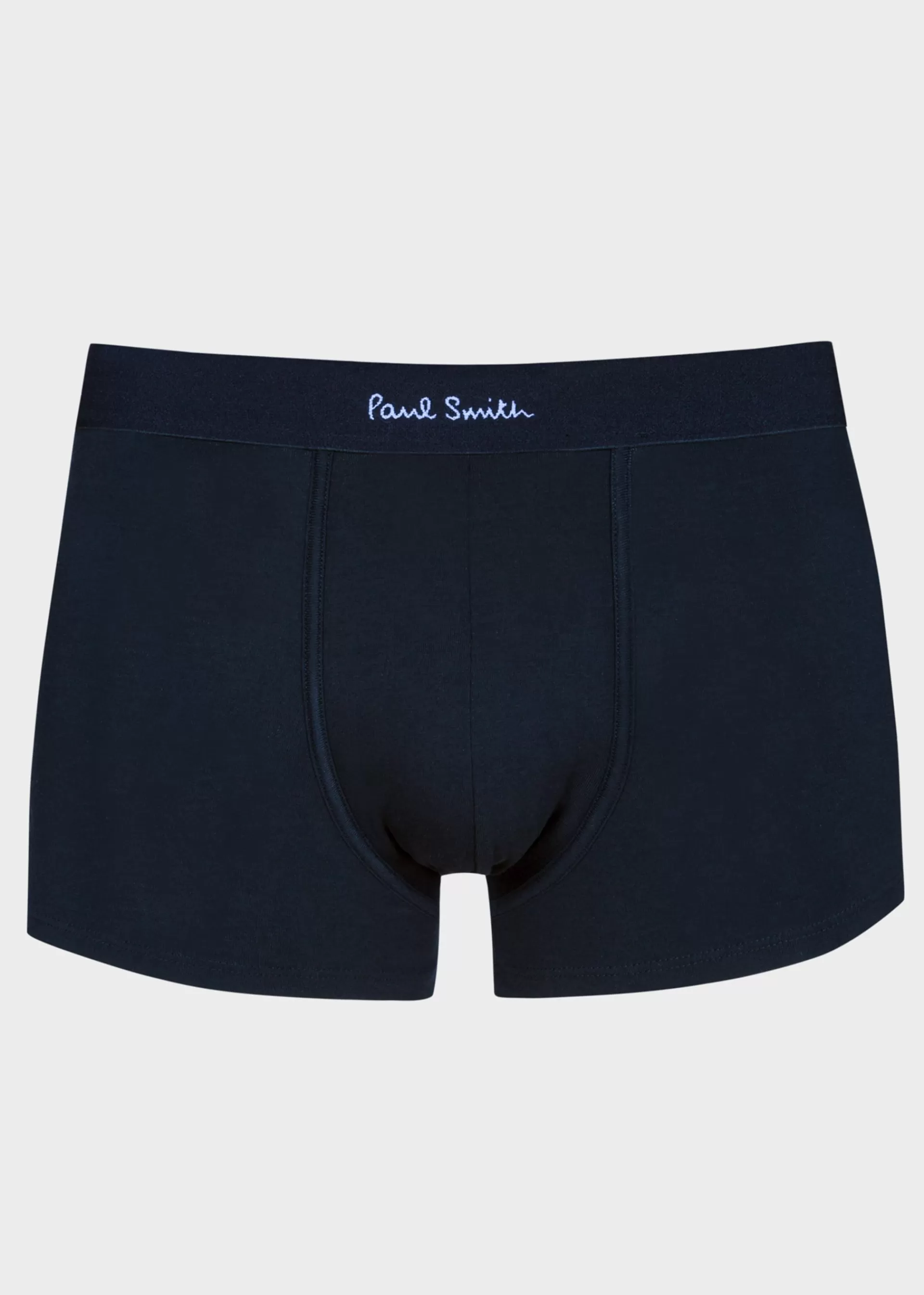 Organic Cotton 'Signature Stripe' and Plain Boxer Briefs Five Pack>Paul Smith Online
