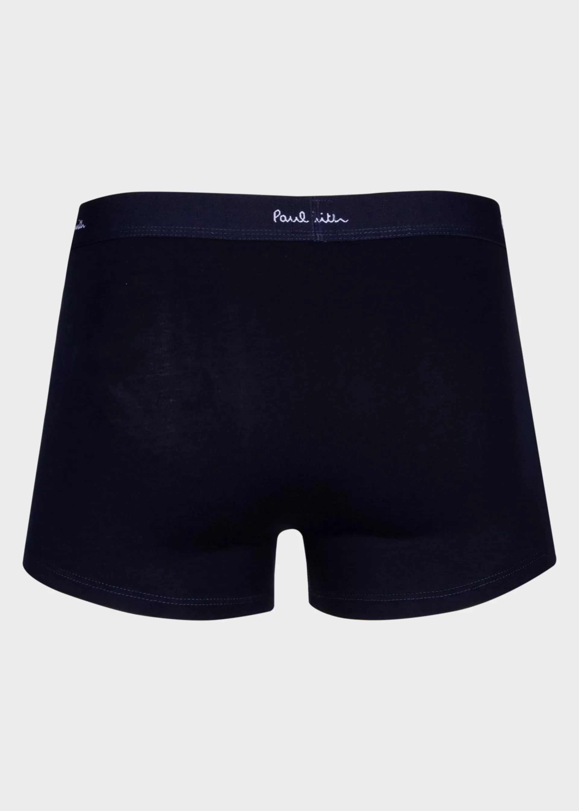 Organic Cotton 'Signature Stripe' and Plain Boxer Briefs Five Pack>Paul Smith Online