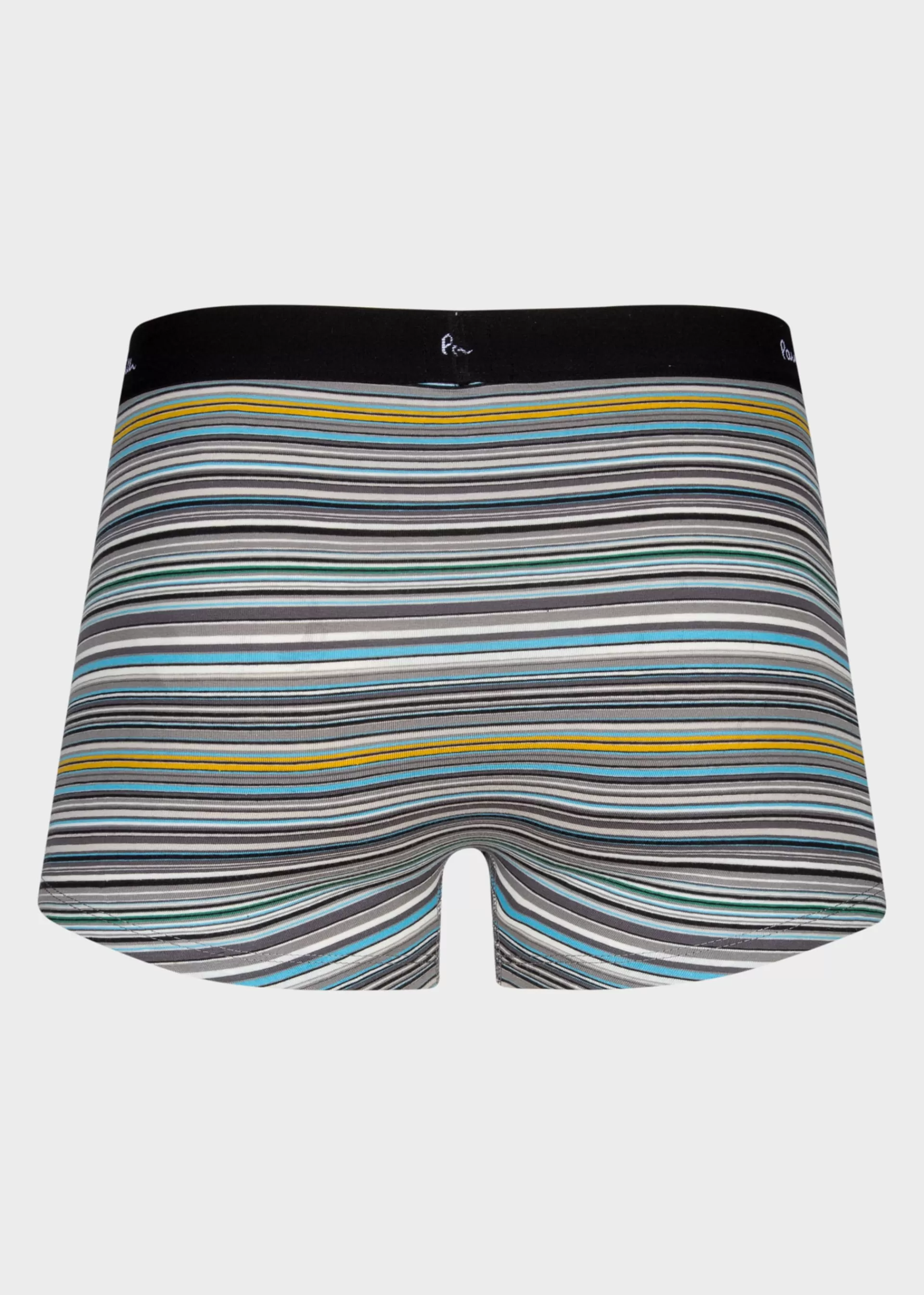 Organic Cotton 'Signature Stripe' and Plain Boxer Briefs Five Pack>Paul Smith Online
