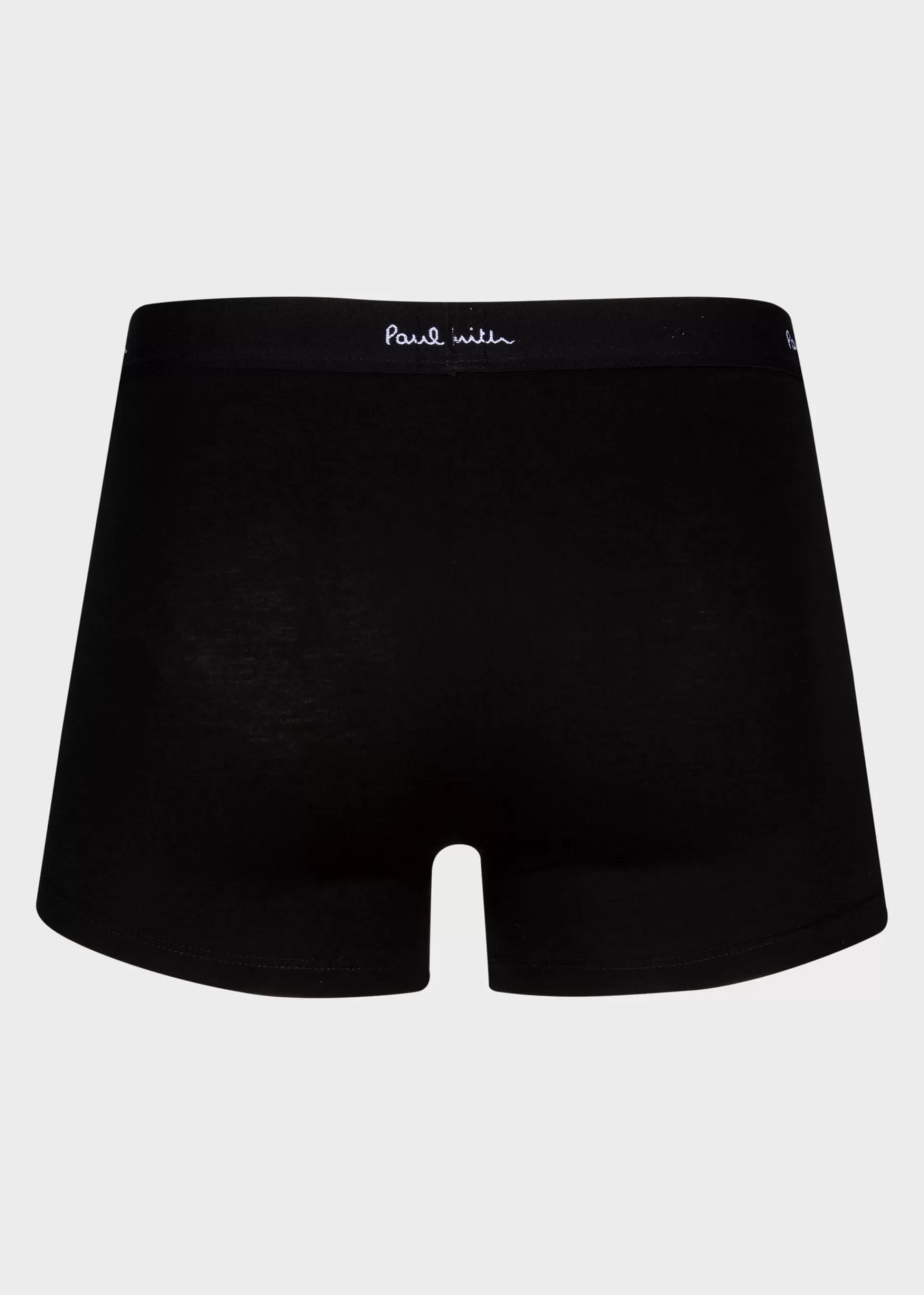 Organic Cotton 'Signature Stripe' and Plain Boxer Briefs Five Pack>Paul Smith Online