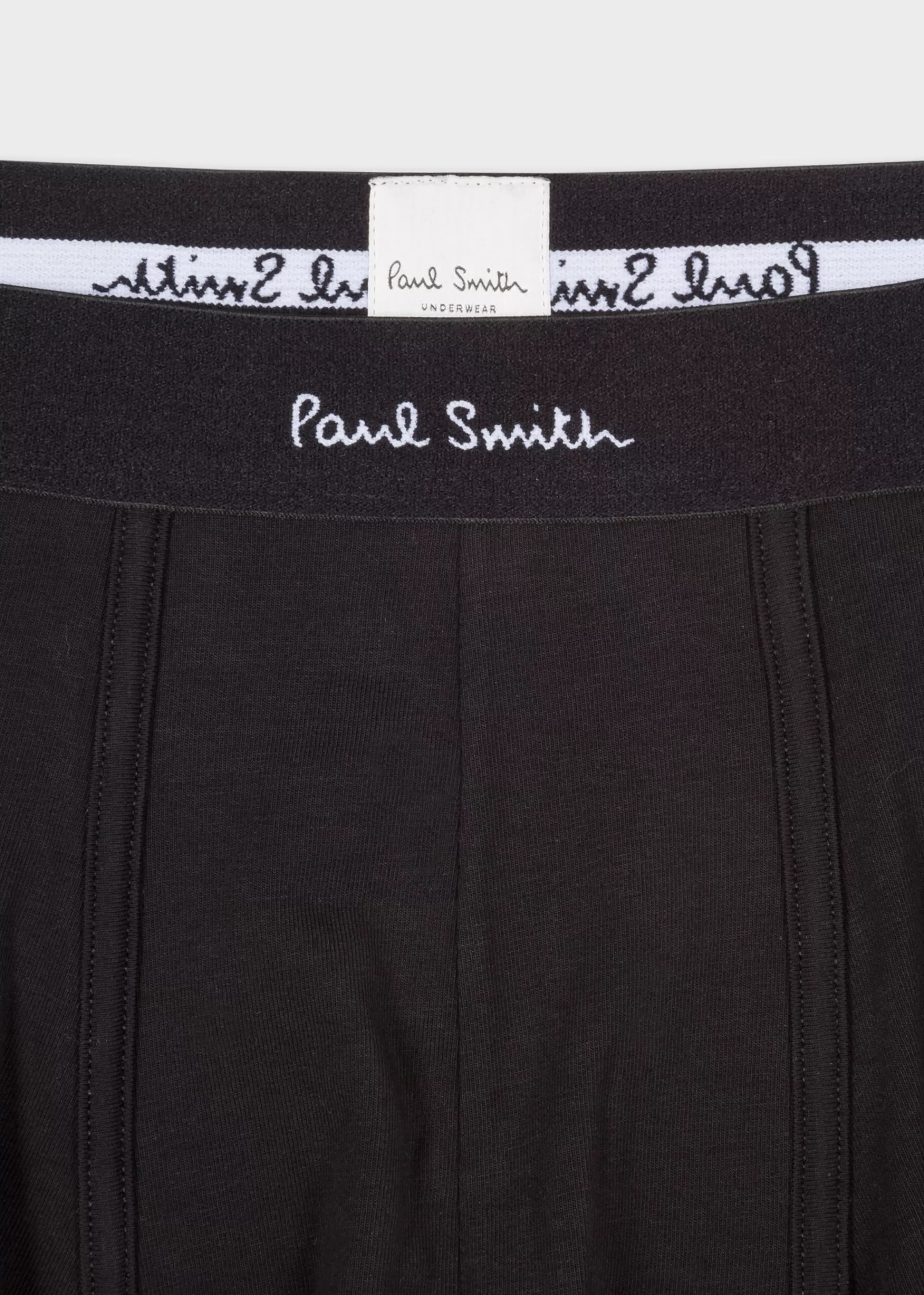 Organic Cotton 'Signature Stripe' and Plain Boxer Briefs Three Pack>Paul Smith Sale