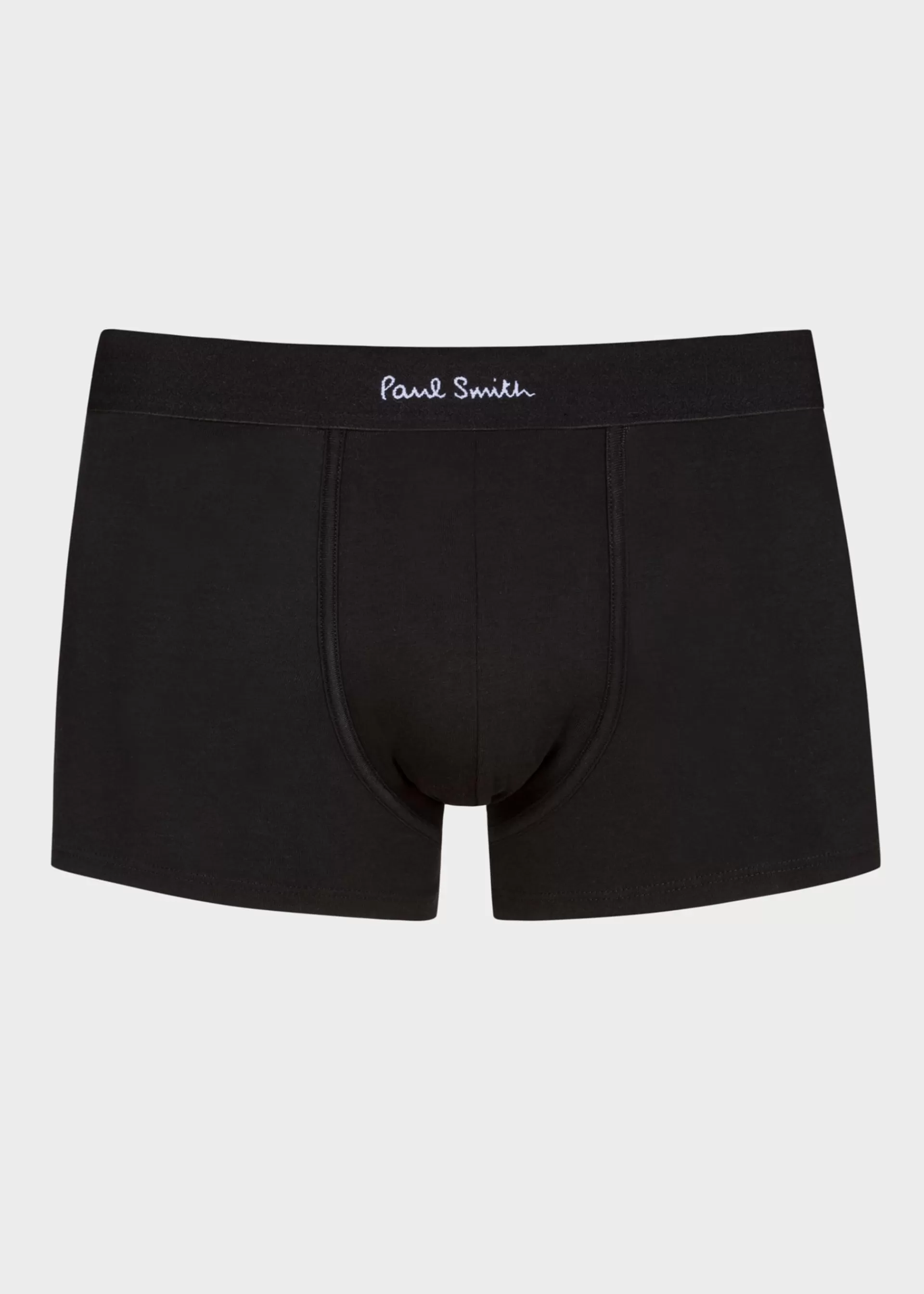 Organic Cotton 'Signature Stripe' and Plain Boxer Briefs Three Pack>Paul Smith Sale