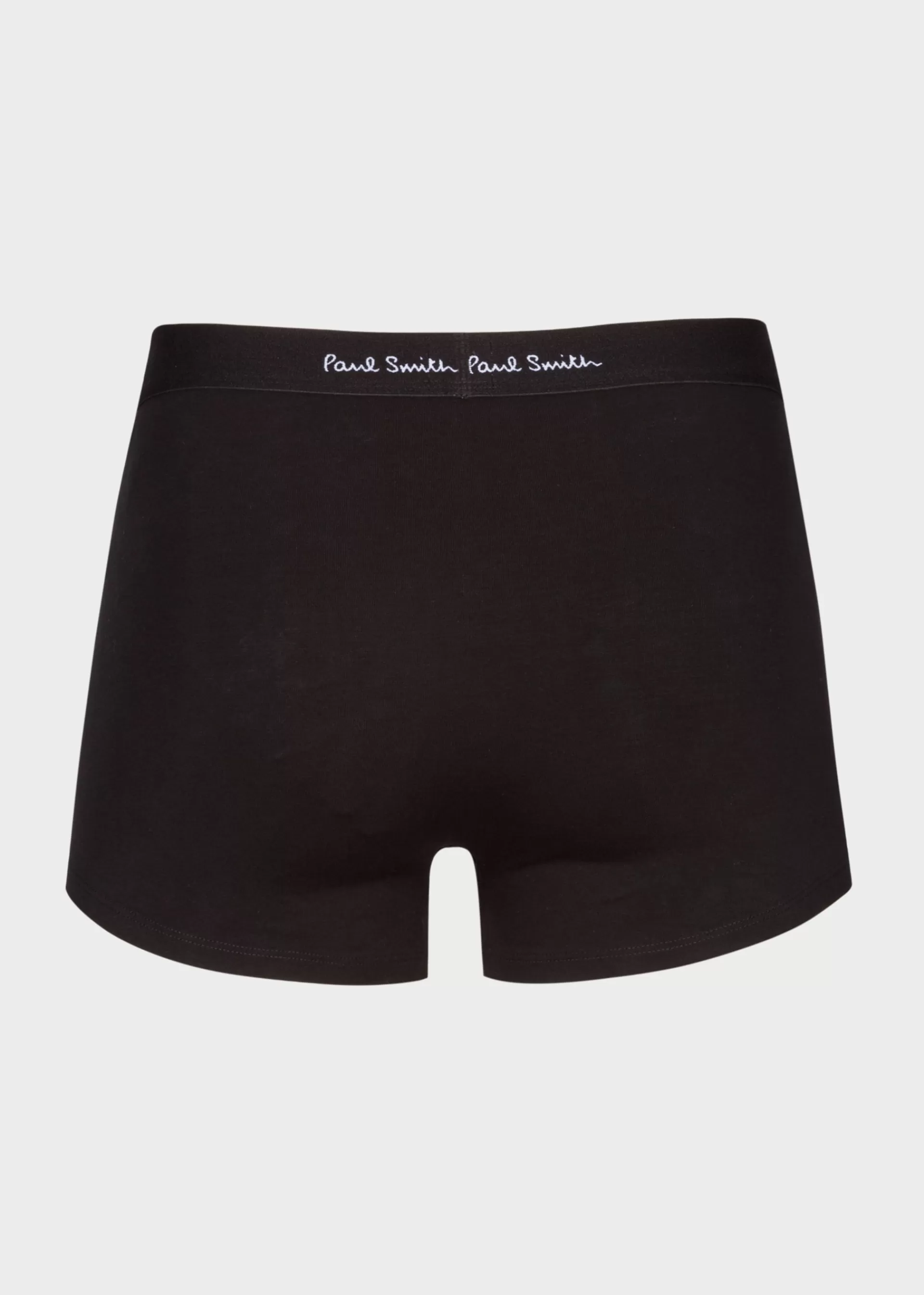 Organic Cotton 'Signature Stripe' and Plain Boxer Briefs Three Pack>Paul Smith Sale
