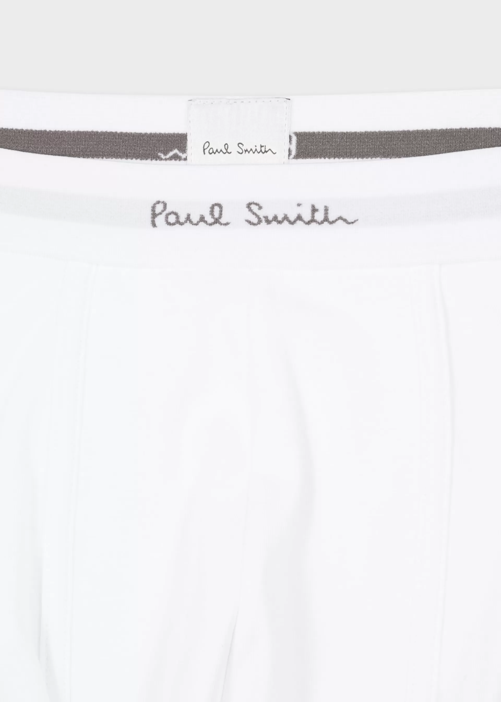 Organic Cotton 'Signature Stripe' and Plain Boxer Briefs Three Pack>Paul Smith Sale