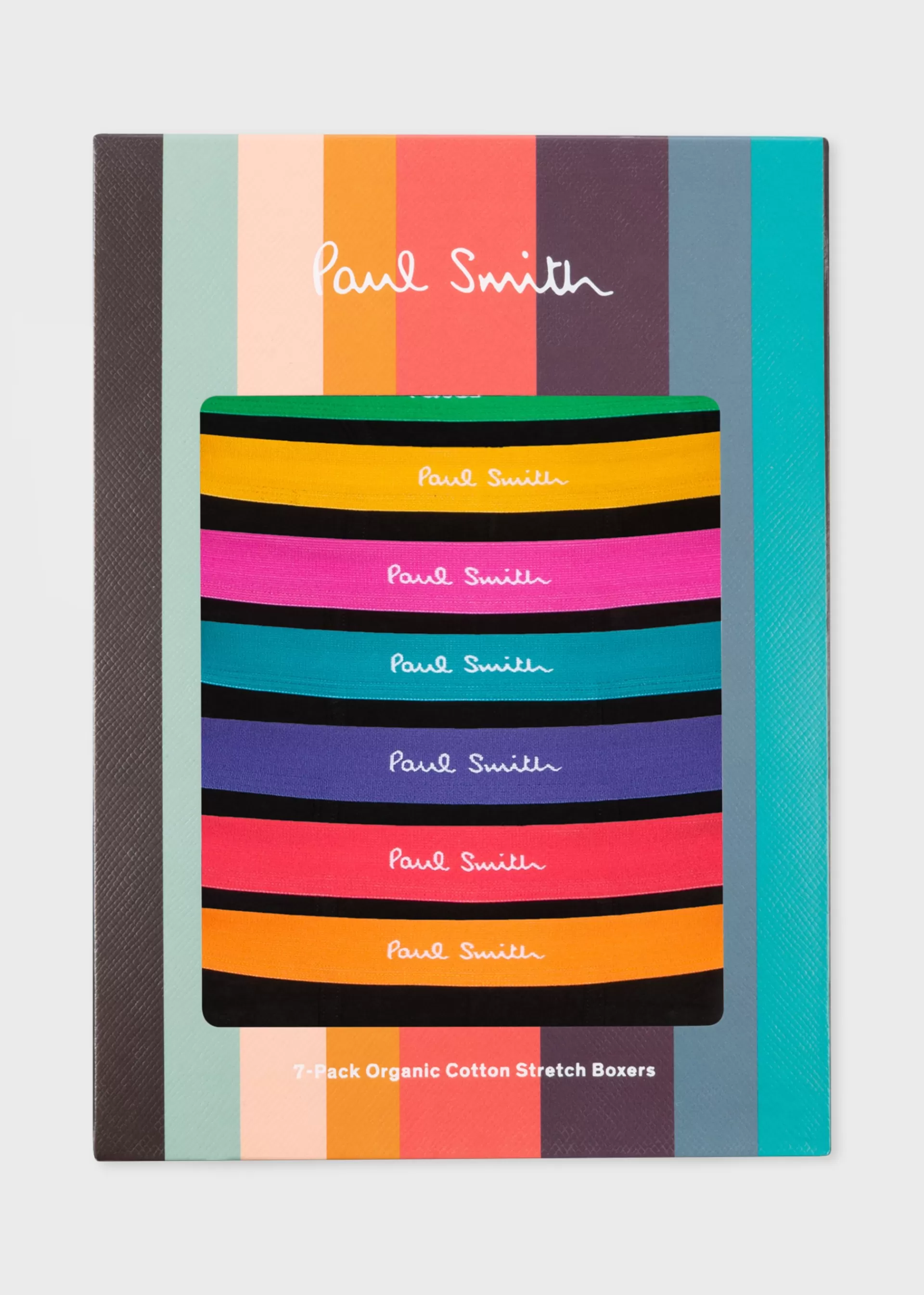 Organic-Cotton Boxer Briefs Seven Pack>Paul Smith Clearance