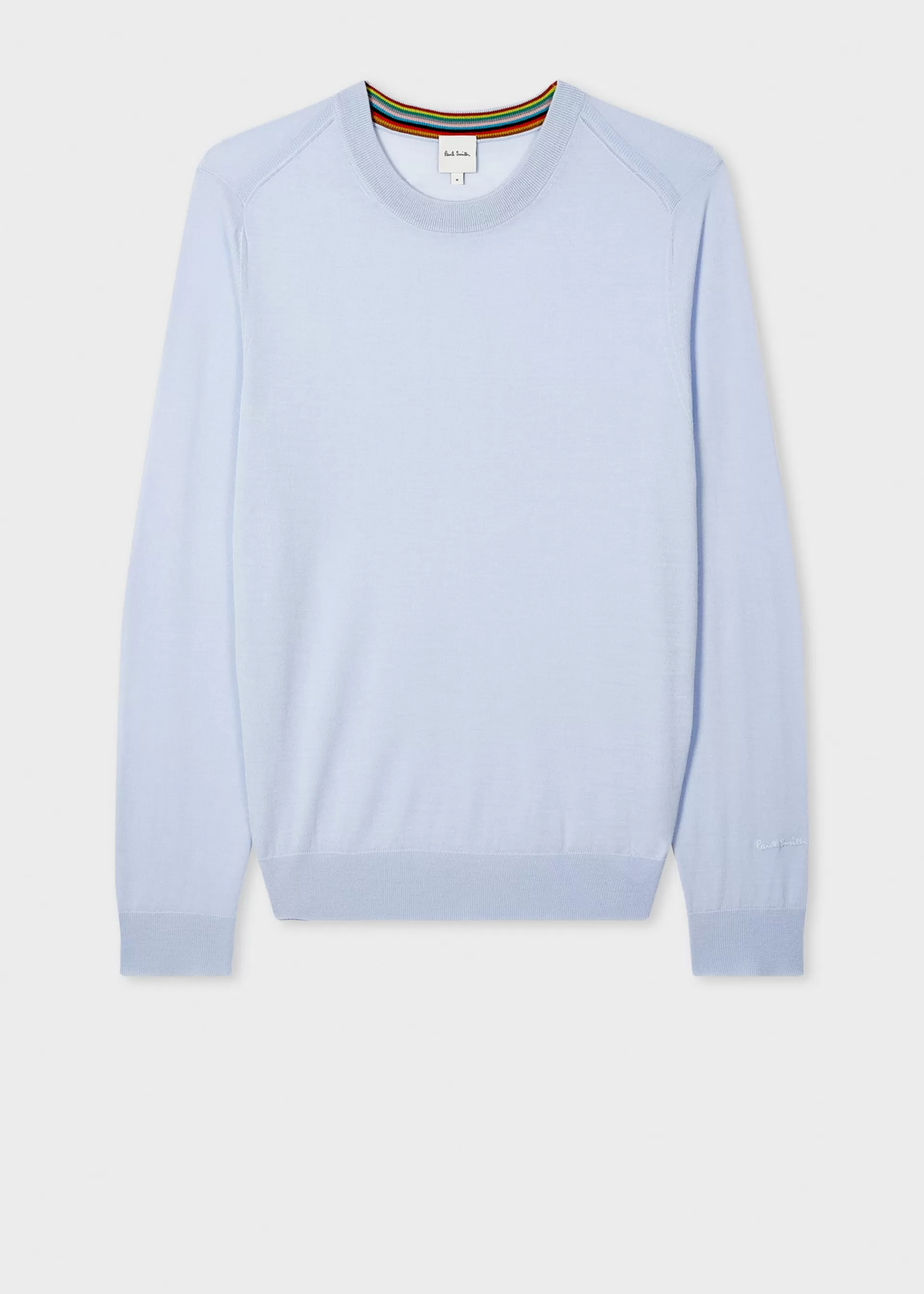 Pale Blue Merino Wool Sweater>Paul Smith Sale