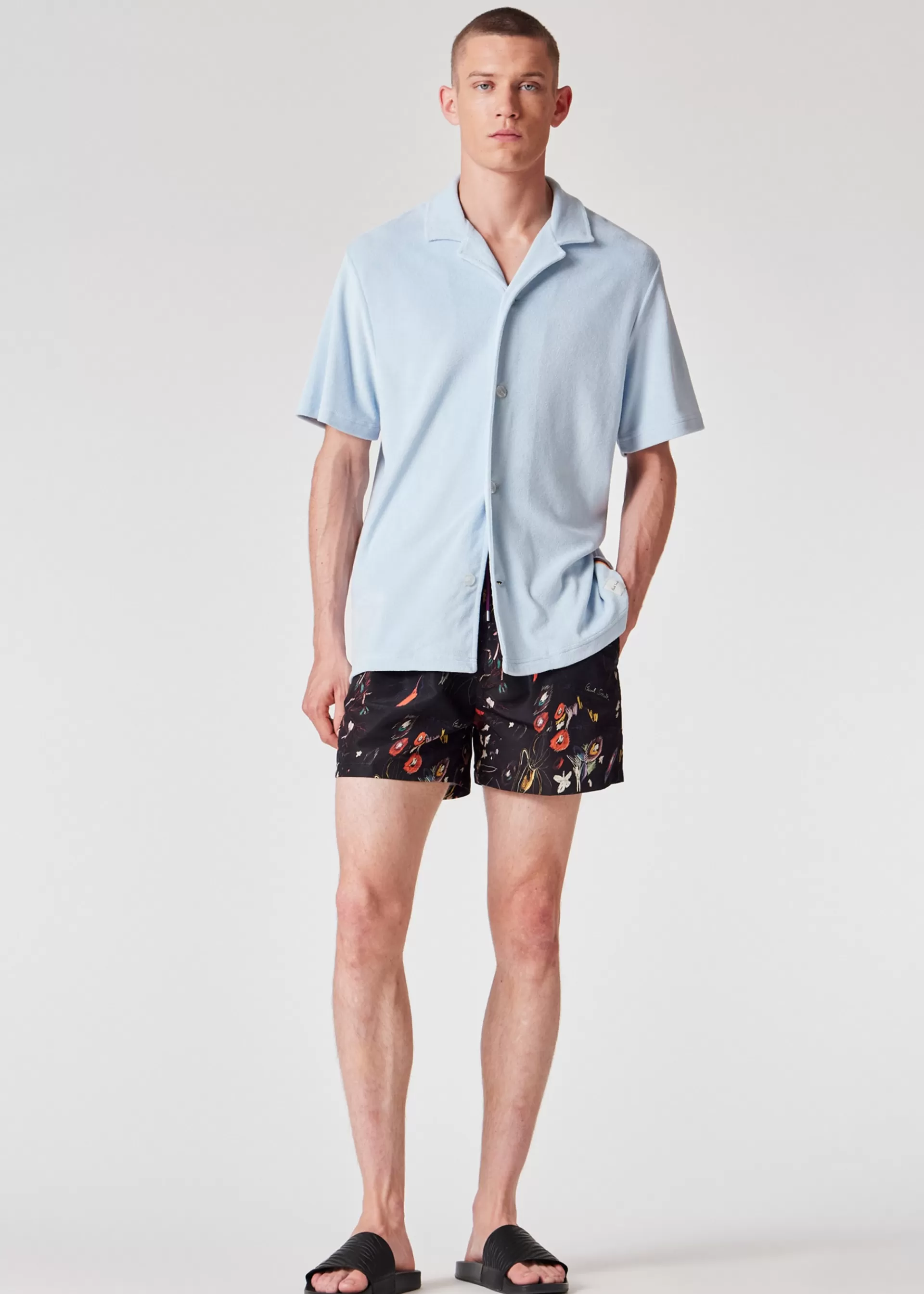 Pale Blue Towelling Lounge Shirt>Paul Smith Discount