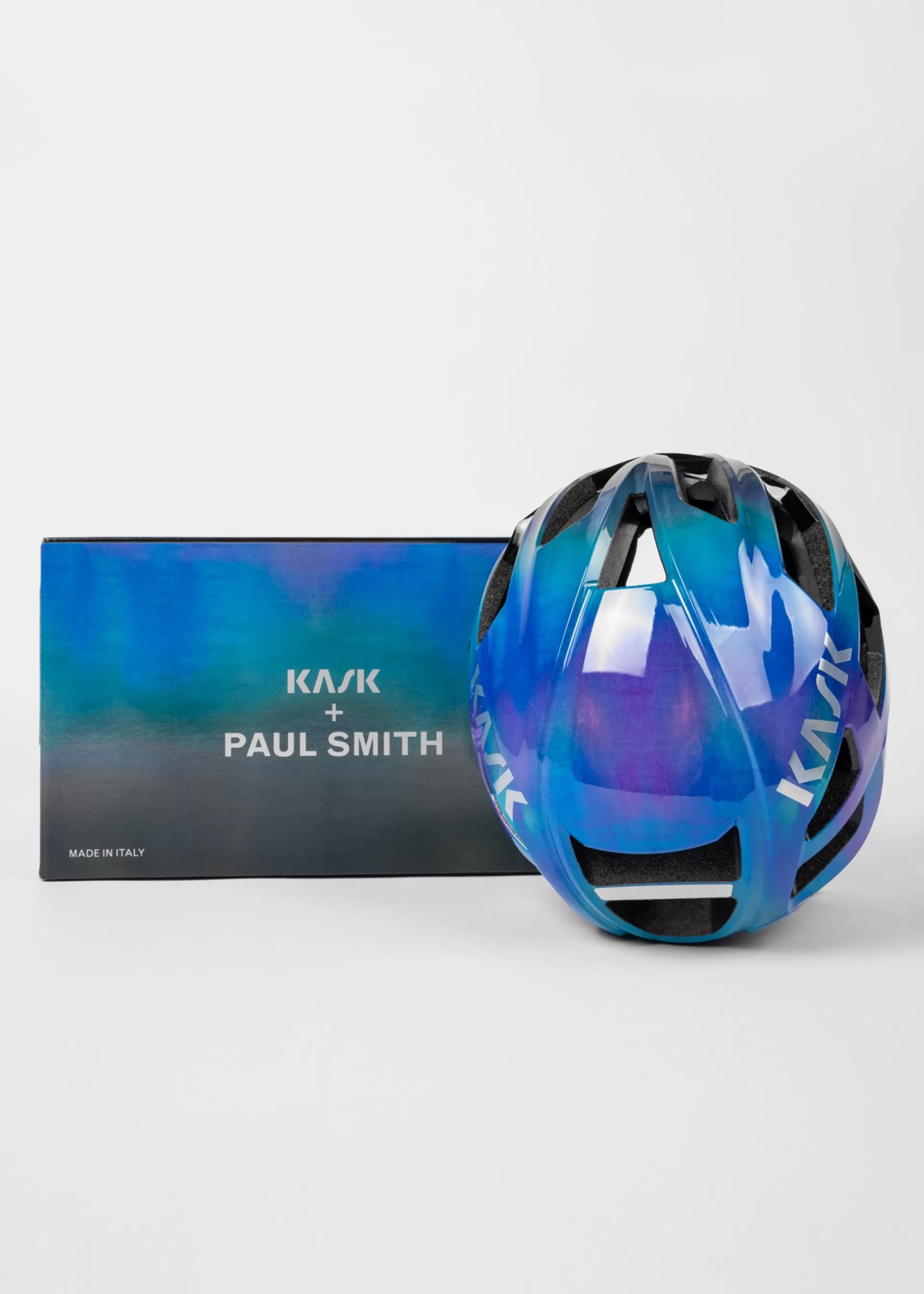 + Kask 'Blue Gradient' Protone Cycling Helmet>Paul Smith Hot