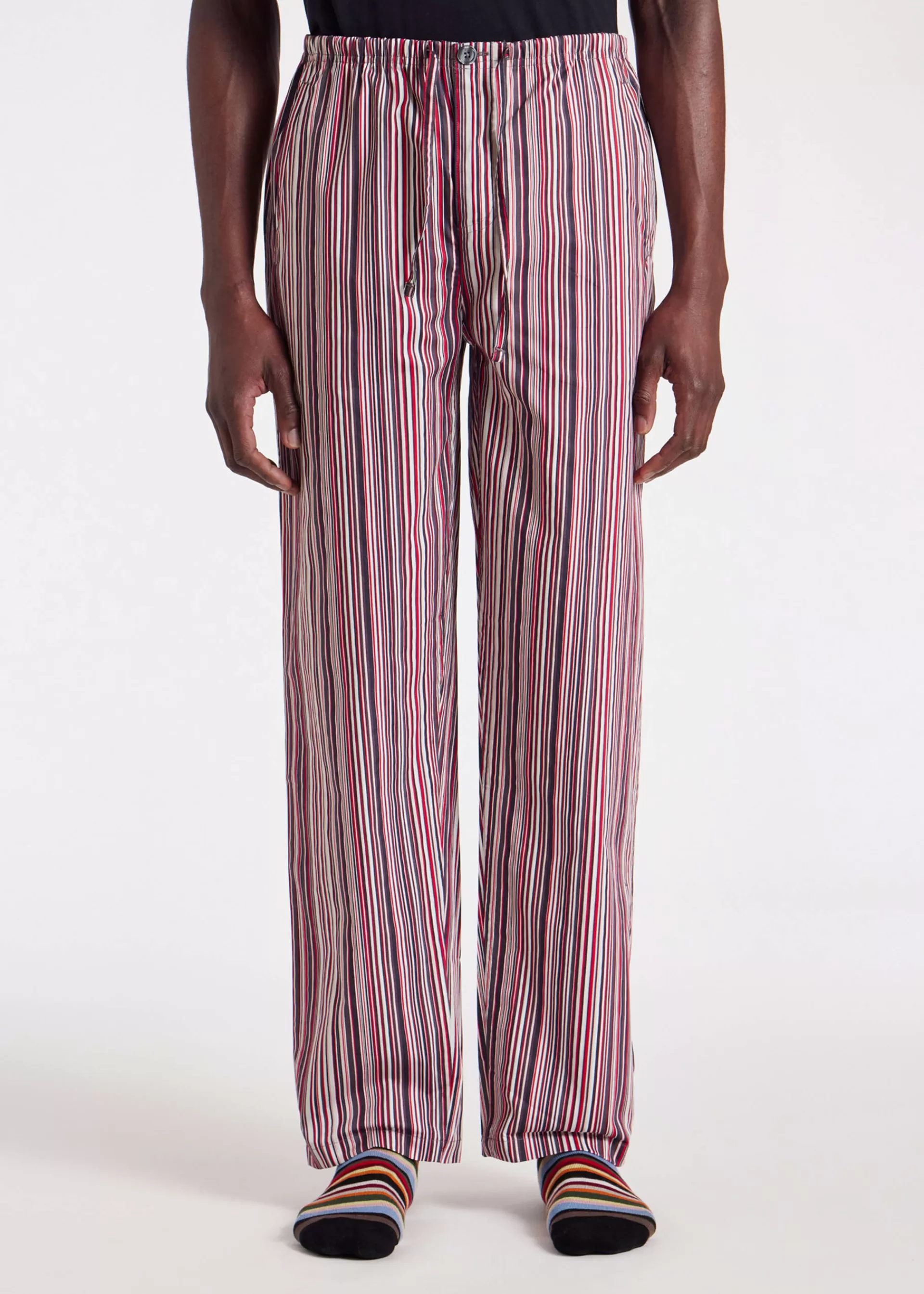 for Manchester United - 'Signature Stripe' Pyjama T-Shirt Set>Paul Smith Shop