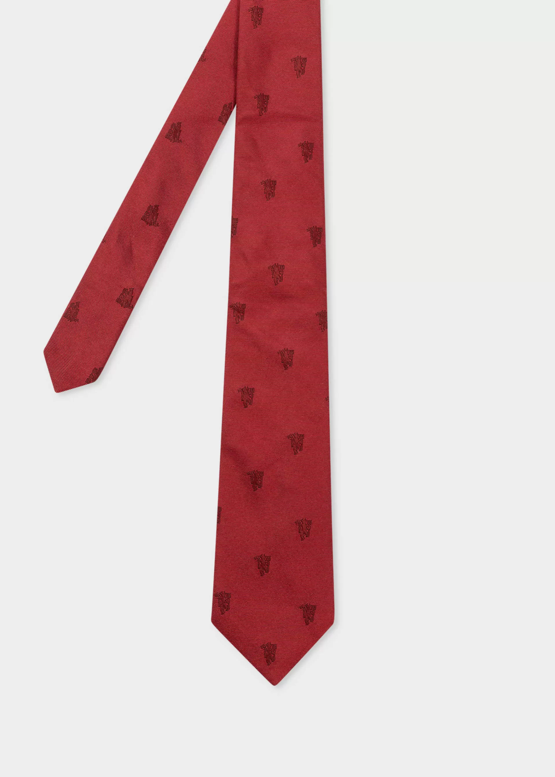 for Manchester United - ' Devil' Silk Tie>Paul Smith New
