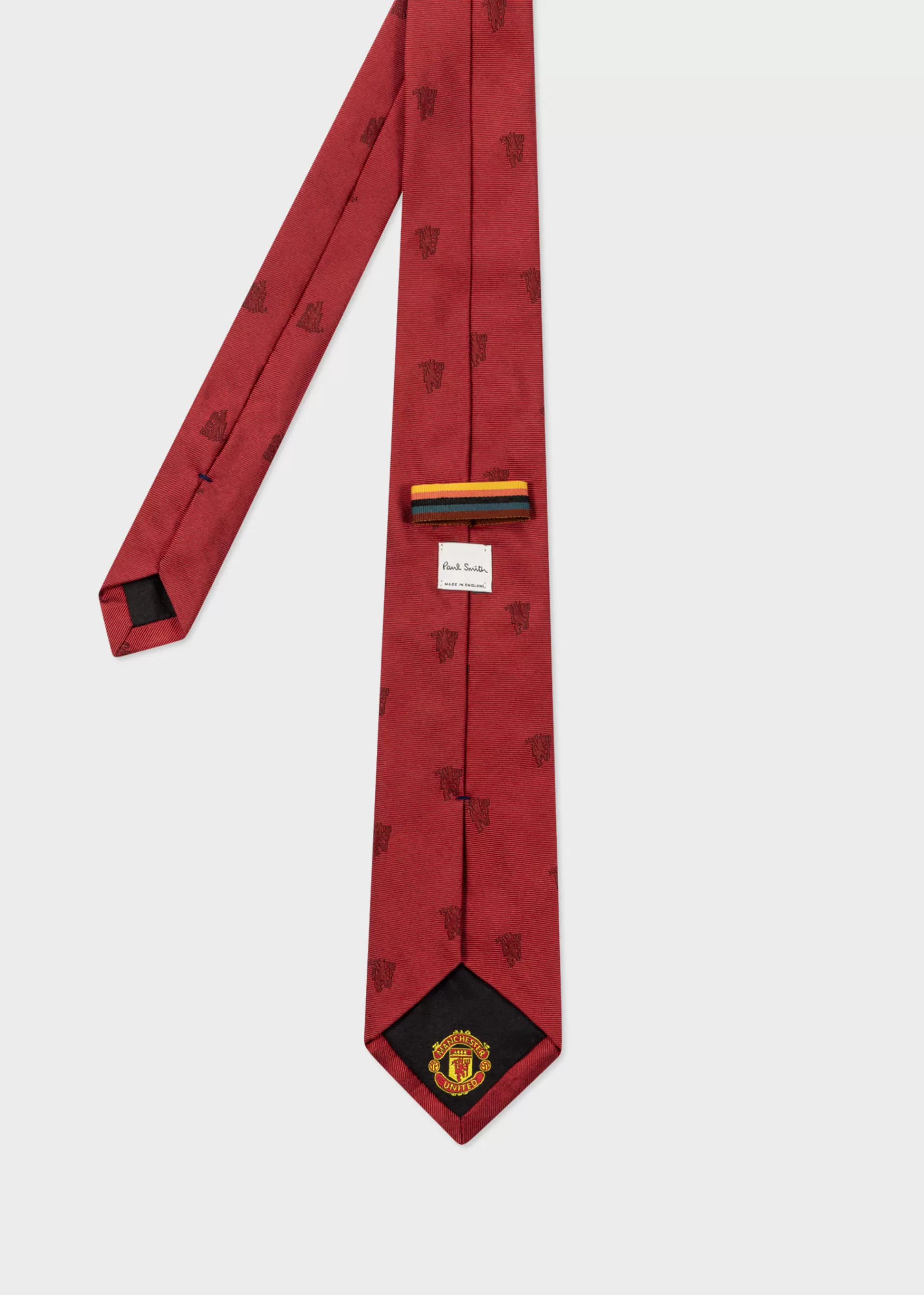 for Manchester United - ' Devil' Silk Tie>Paul Smith New