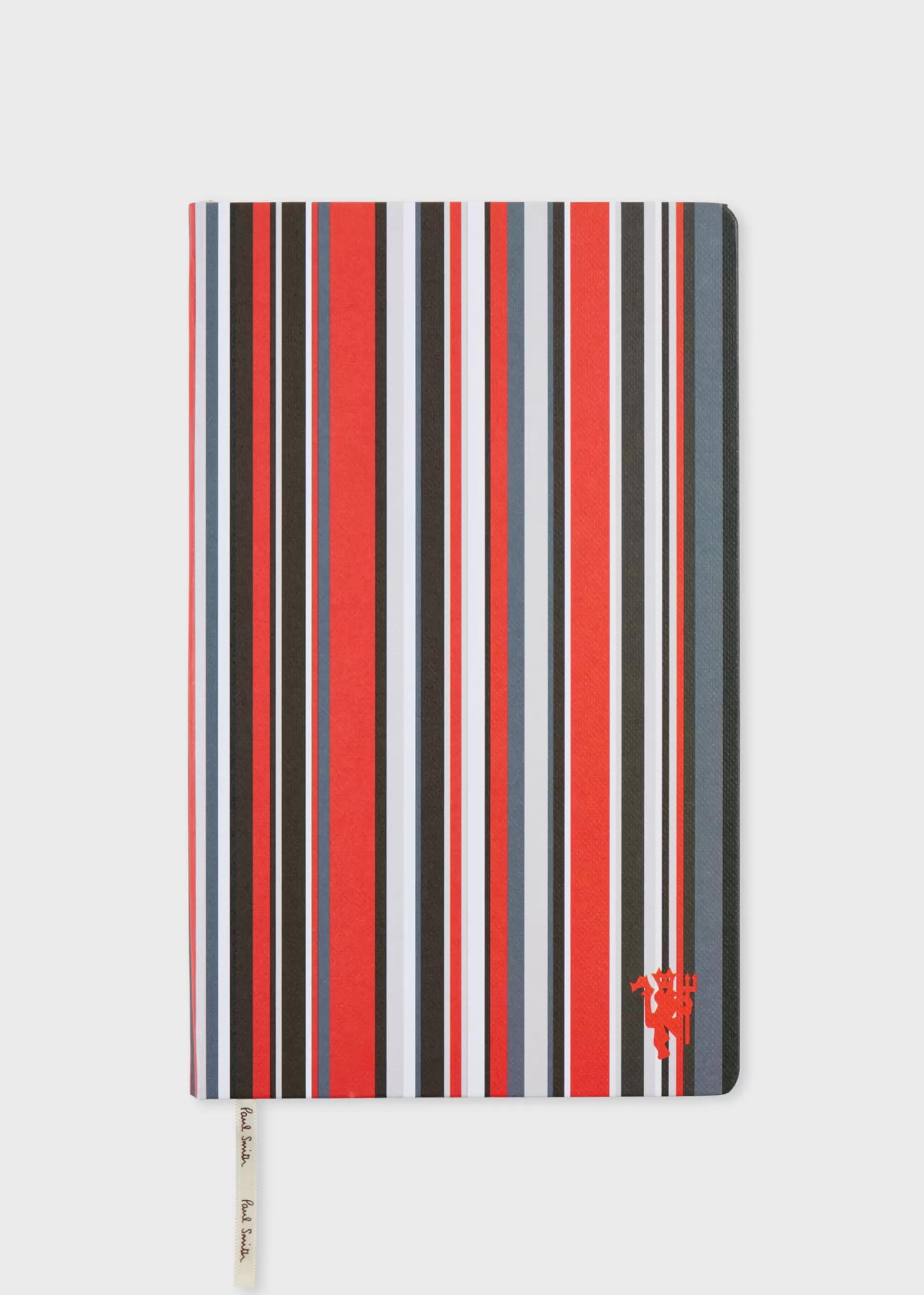 for Manchester United - Red 'Signature Stripe' Notebook>Paul Smith Shop