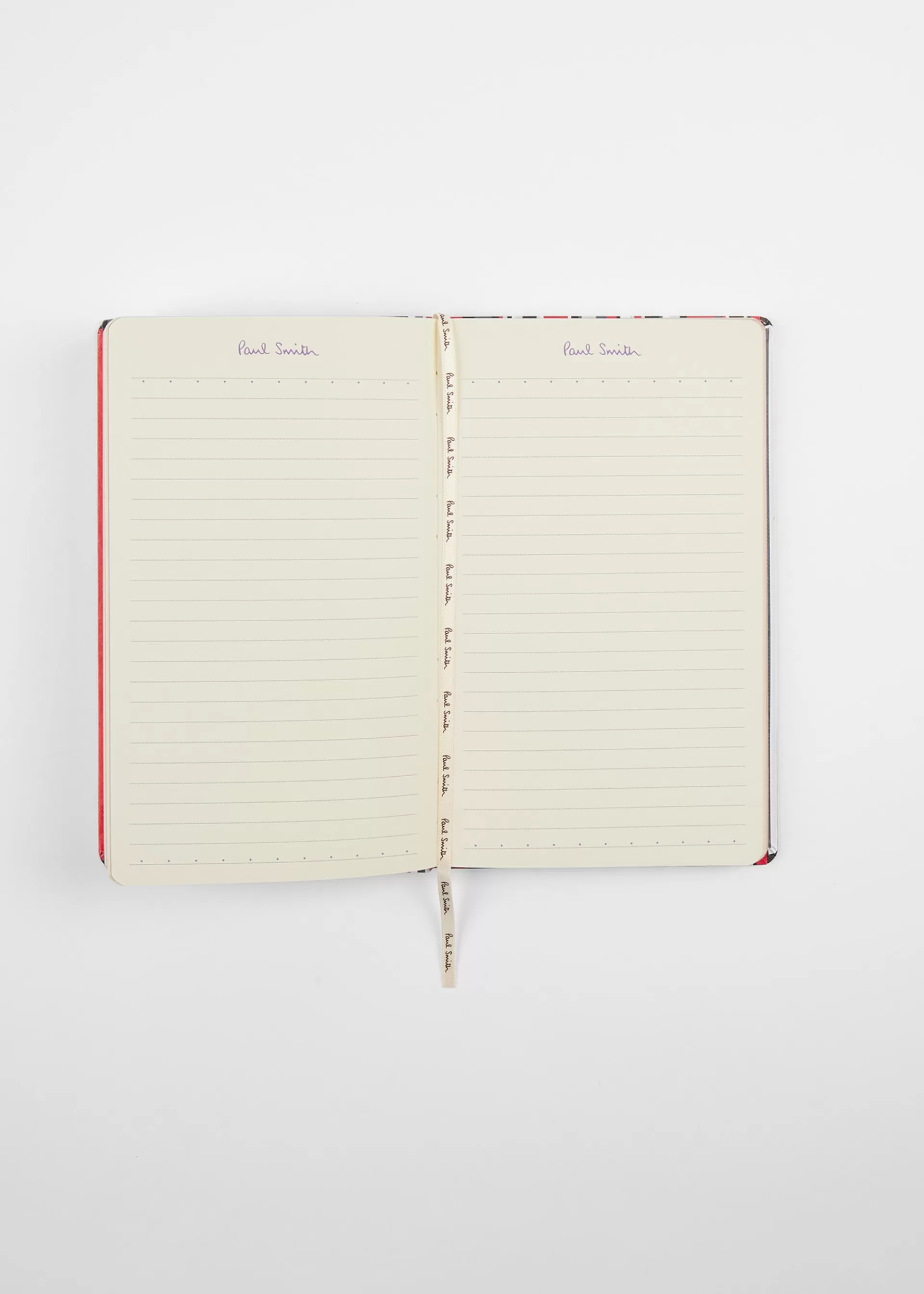 for Manchester United - Red 'Signature Stripe' Notebook>Paul Smith Shop