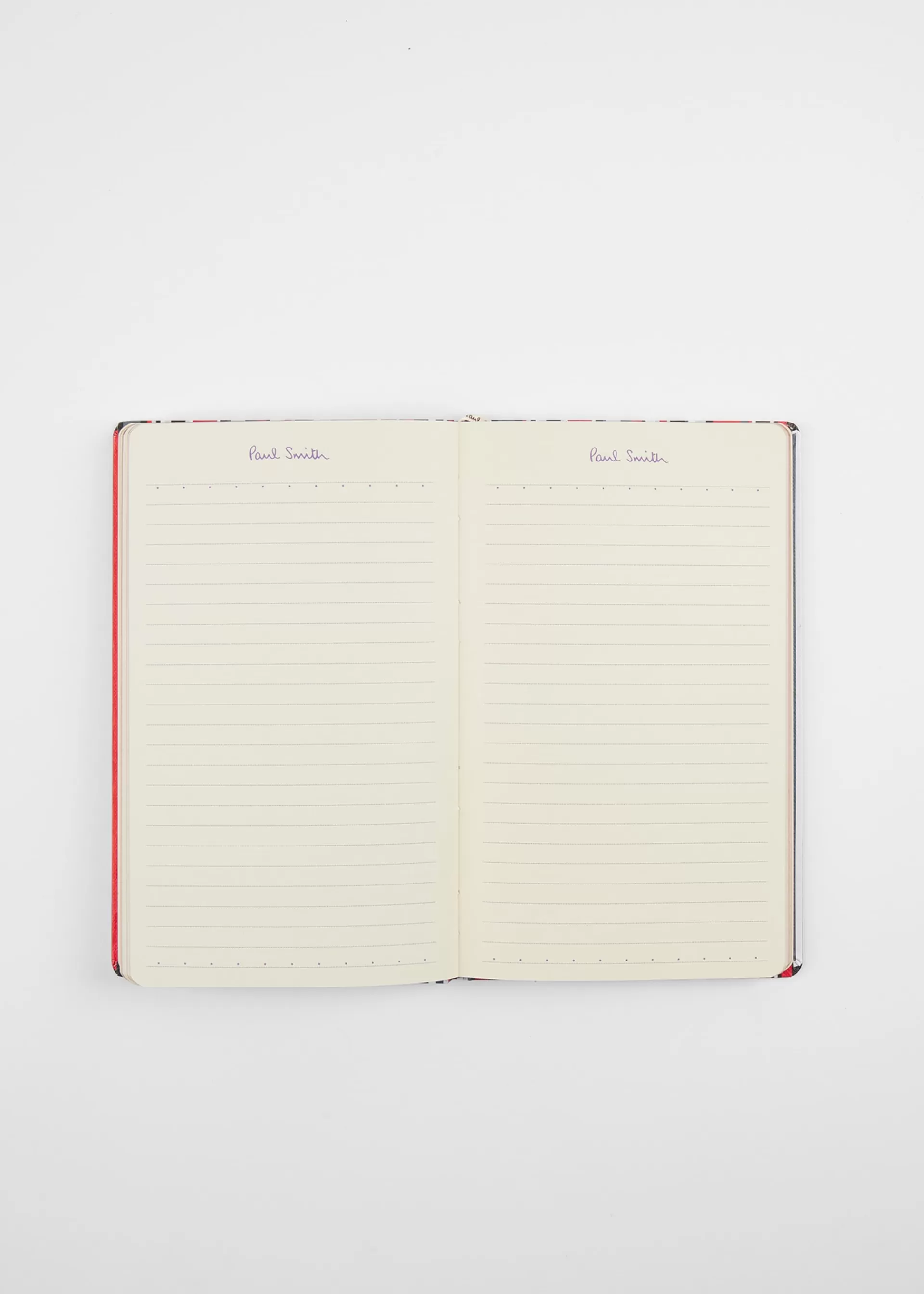 for Manchester United - Red 'Signature Stripe' Notebook>Paul Smith Shop