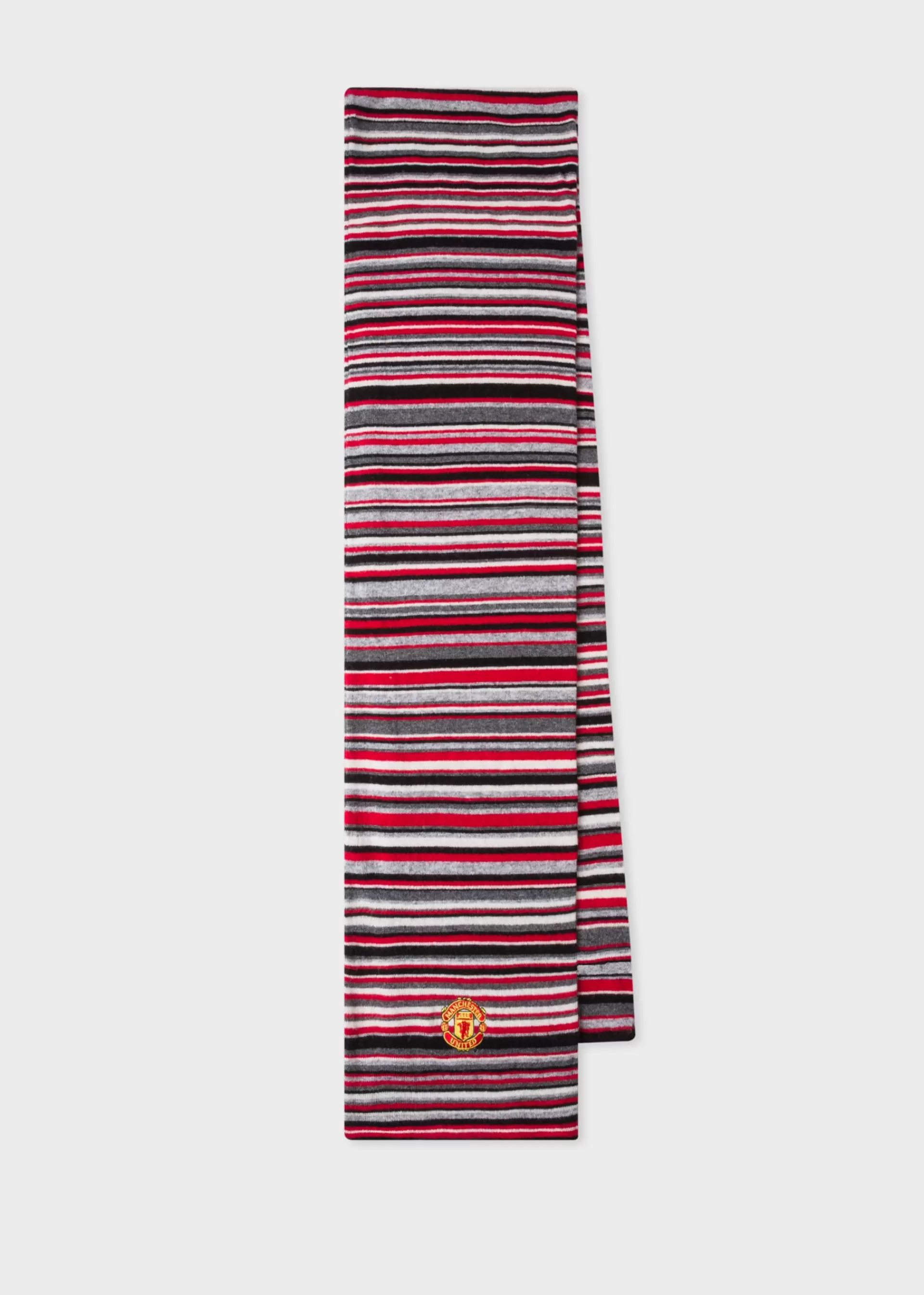 for Manchester United – Striped Wool-Cashmere Scarf>Paul Smith Cheap