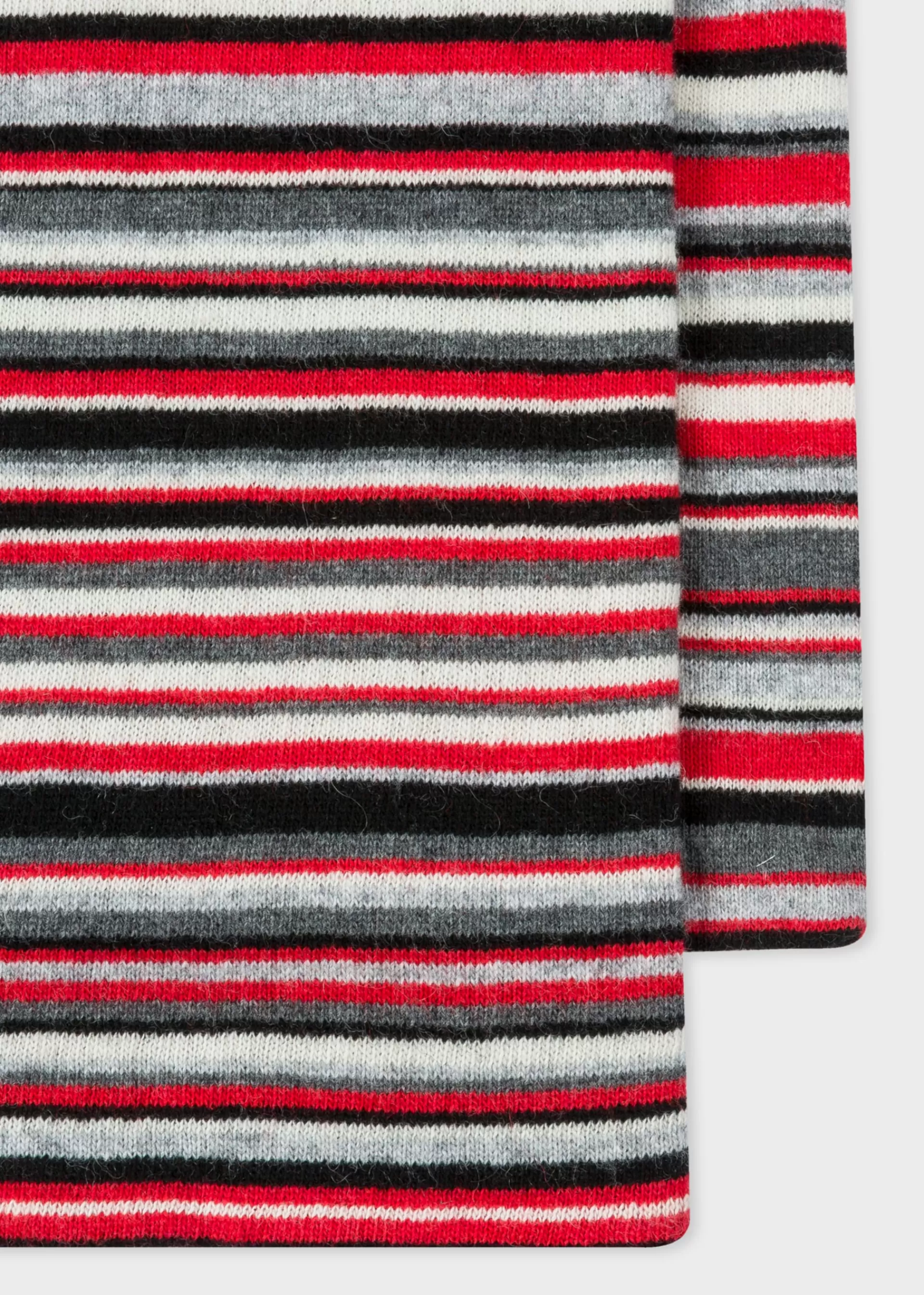 for Manchester United – Striped Wool-Cashmere Scarf>Paul Smith Cheap