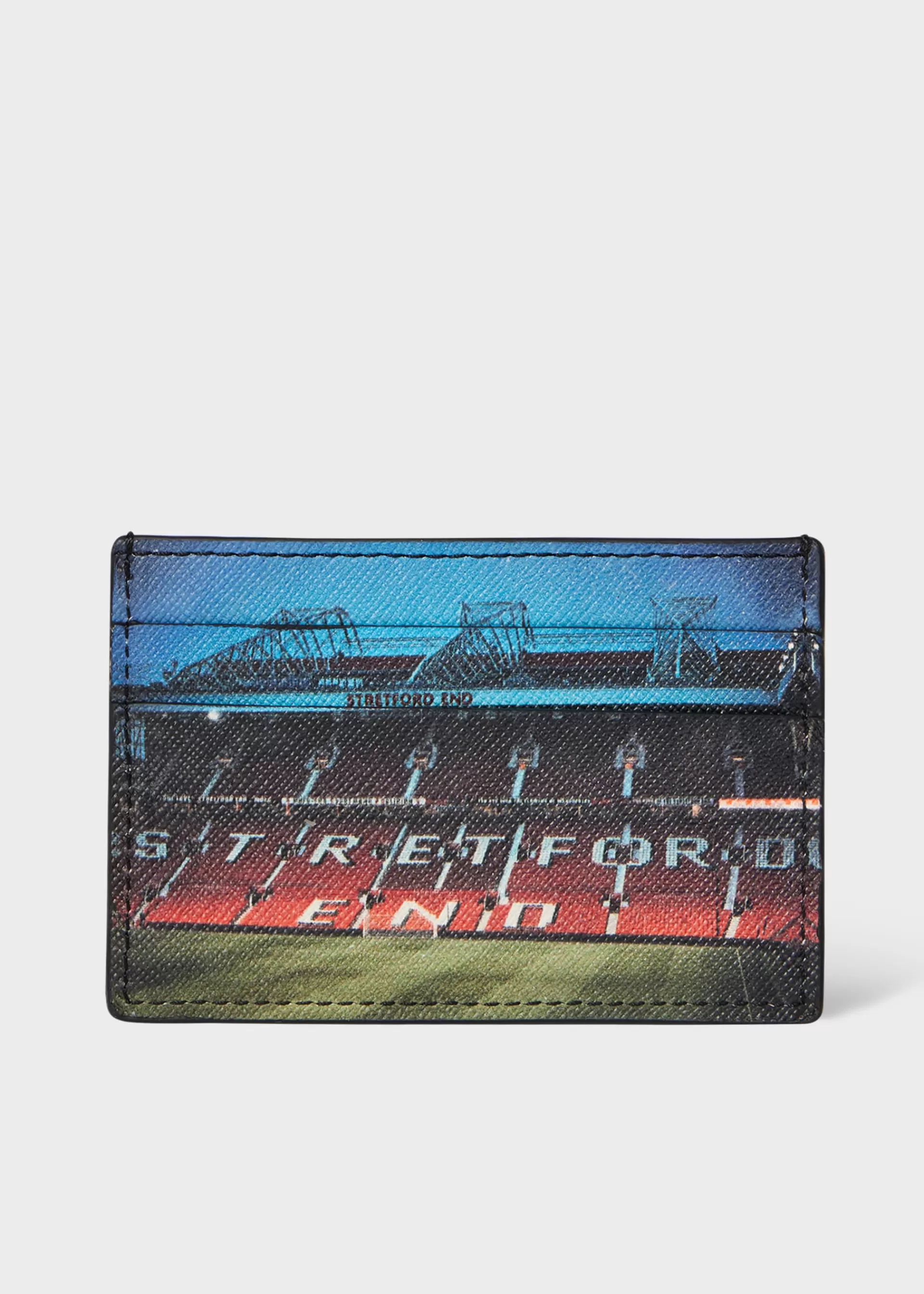 for Manchester United - 'Stretford End' Leather Card Holder>Paul Smith Best