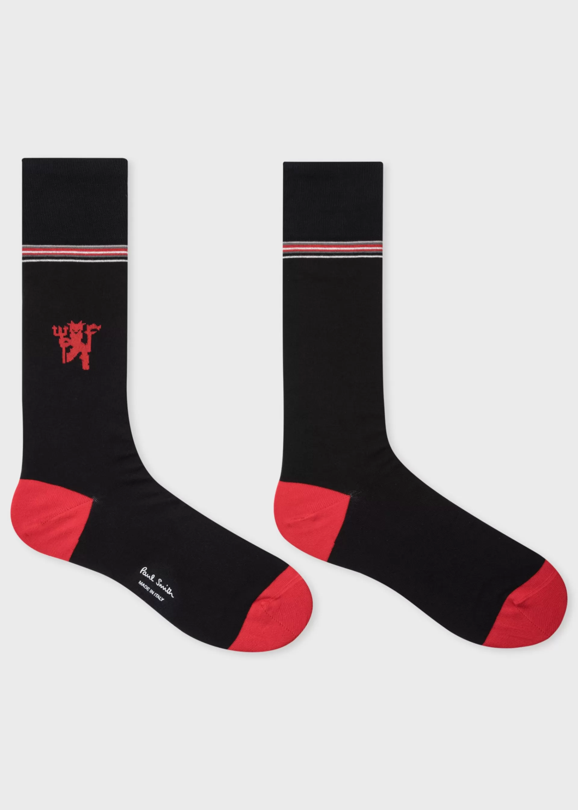 for Manchester United - 'Stretford End' Notebook & 'Red Devil' Socks Gift Set>Paul Smith Store