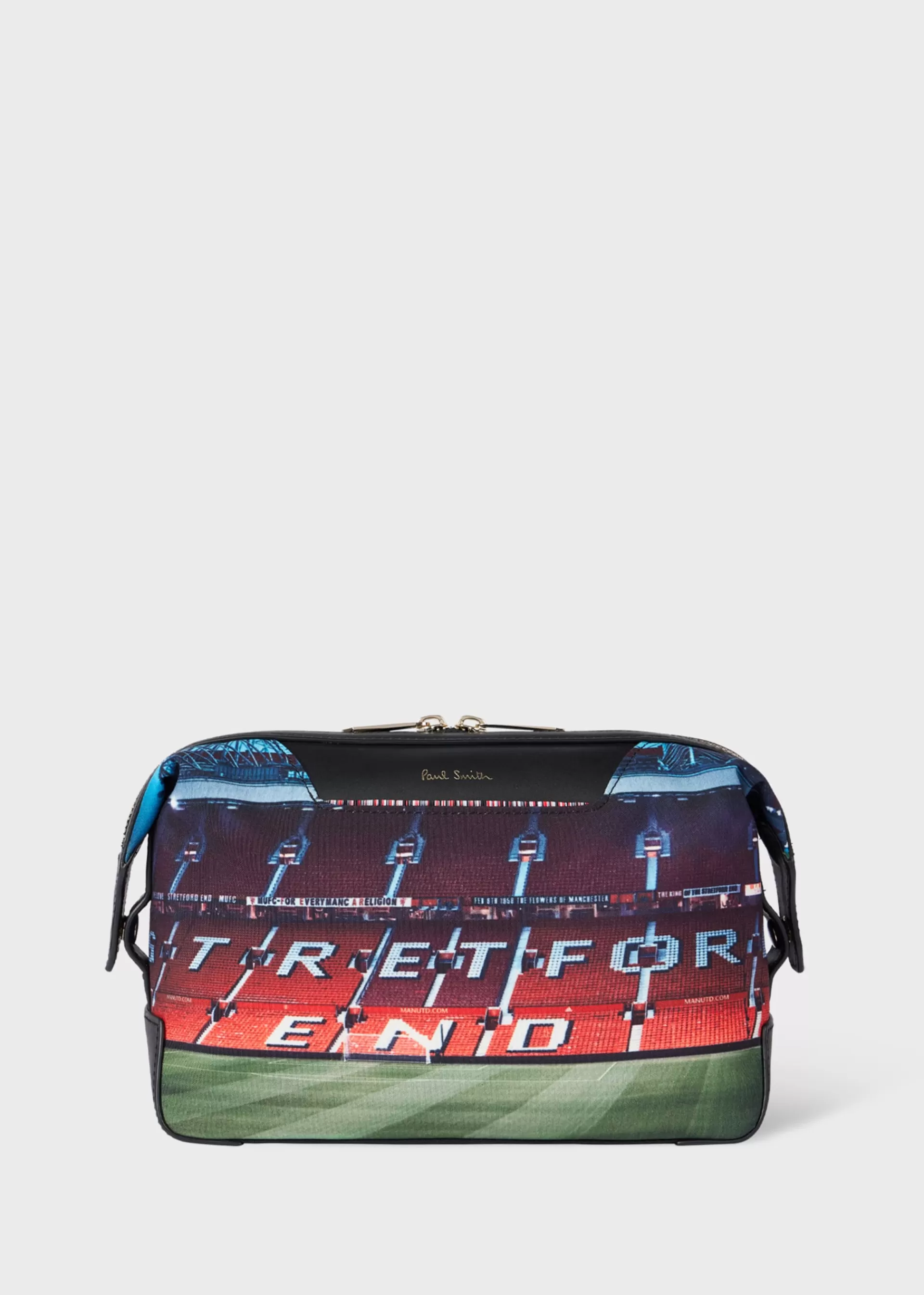 for Manchester United - 'Stretford End' Wash Bag>Paul Smith Flash Sale