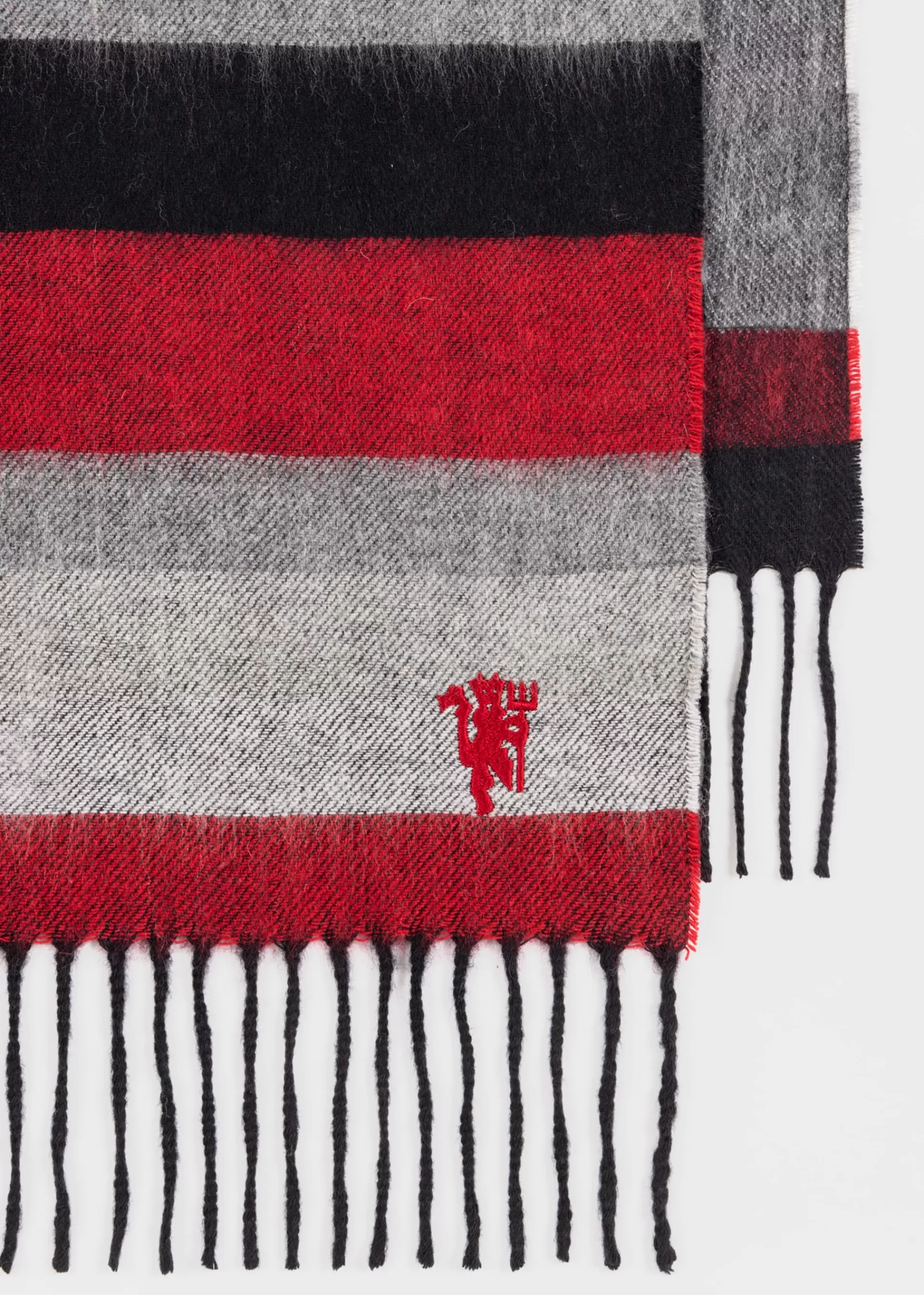 for Manchester United - Wool-Blend Stripe Scarf>Paul Smith Shop