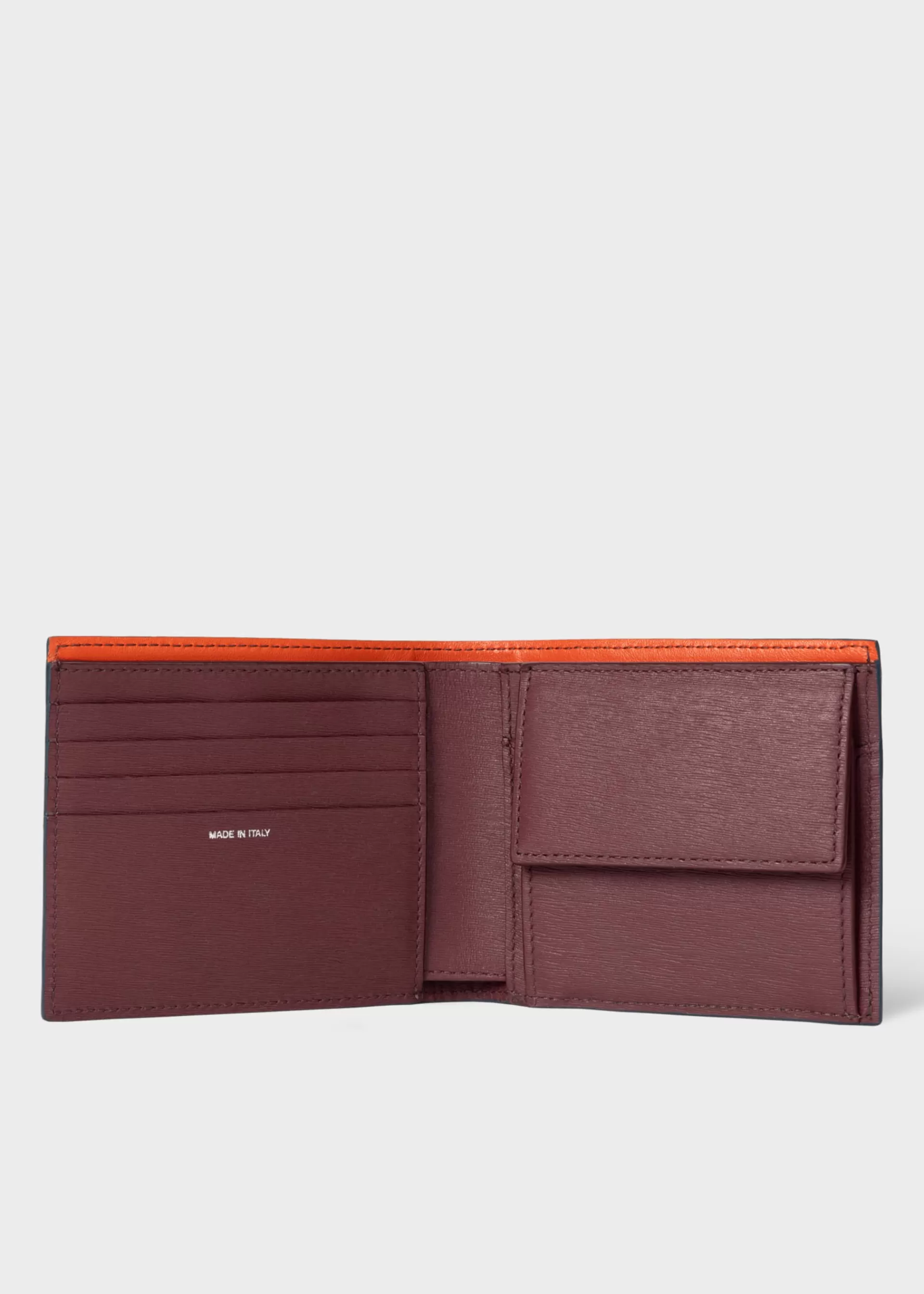 Petrol Leather Billfold And Coin Wallet>Paul Smith Cheap