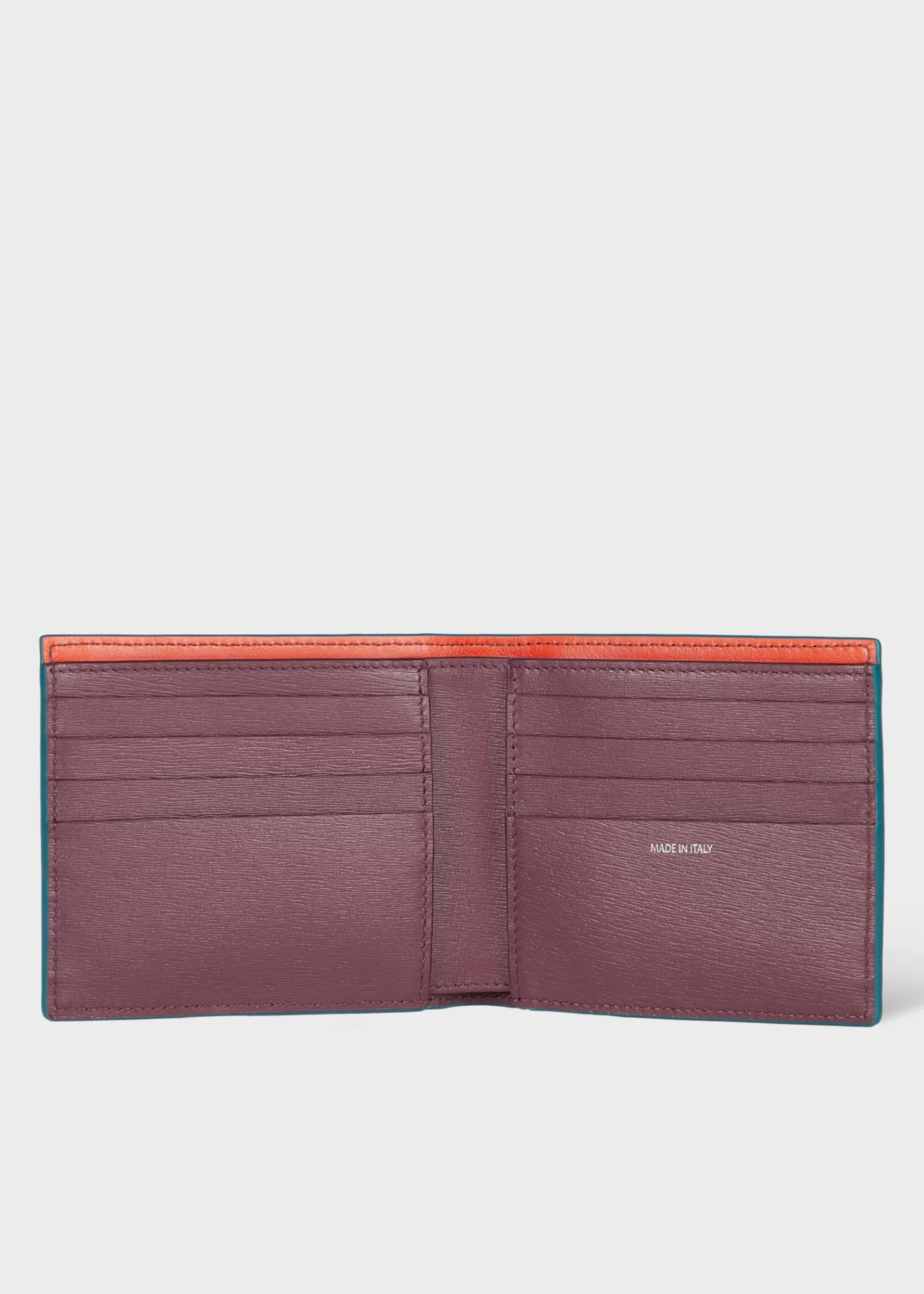 Petrol Leather Billfold Wallet>Paul Smith Discount