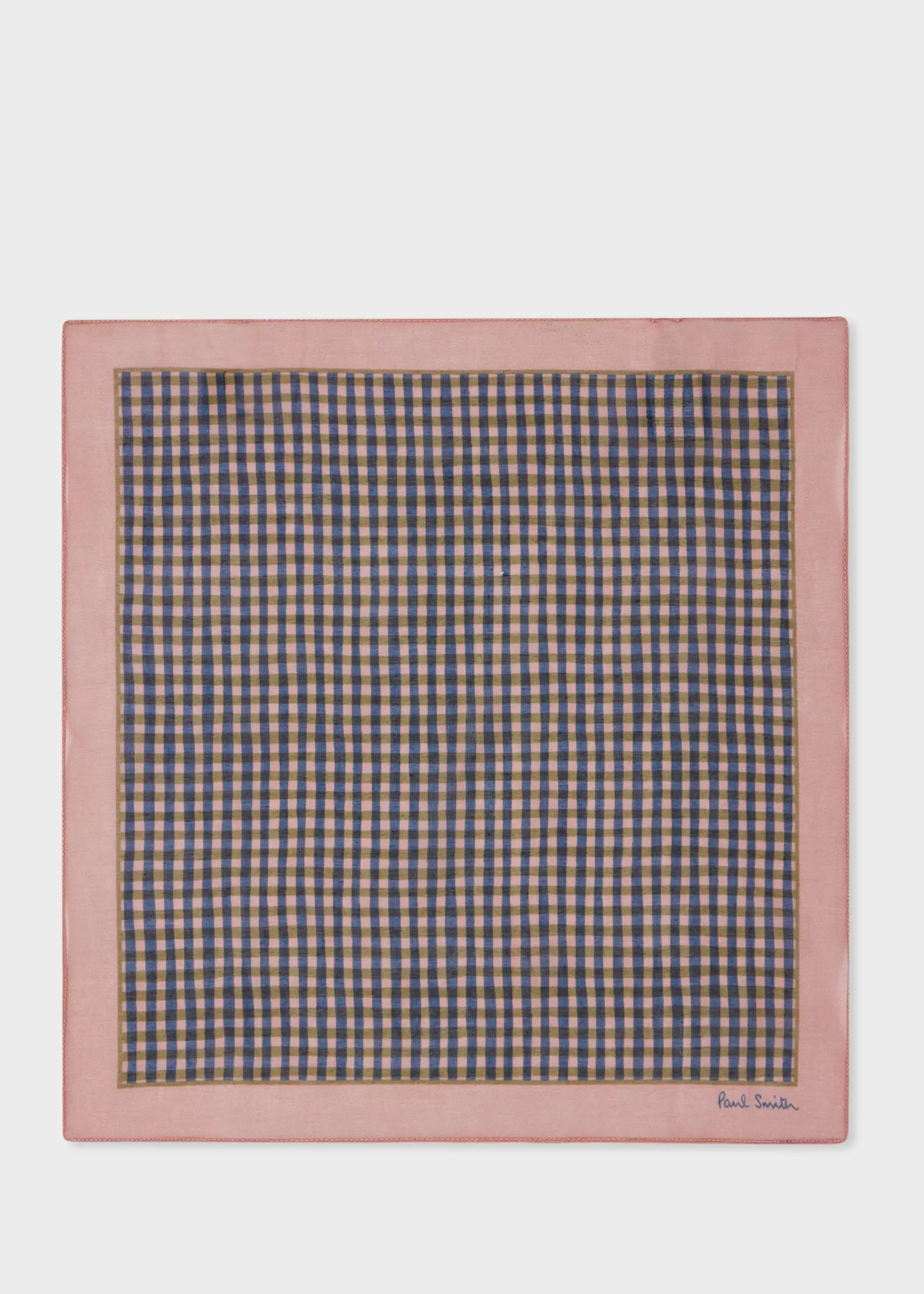 Gingham Check Pocket Square>Paul Smith Discount