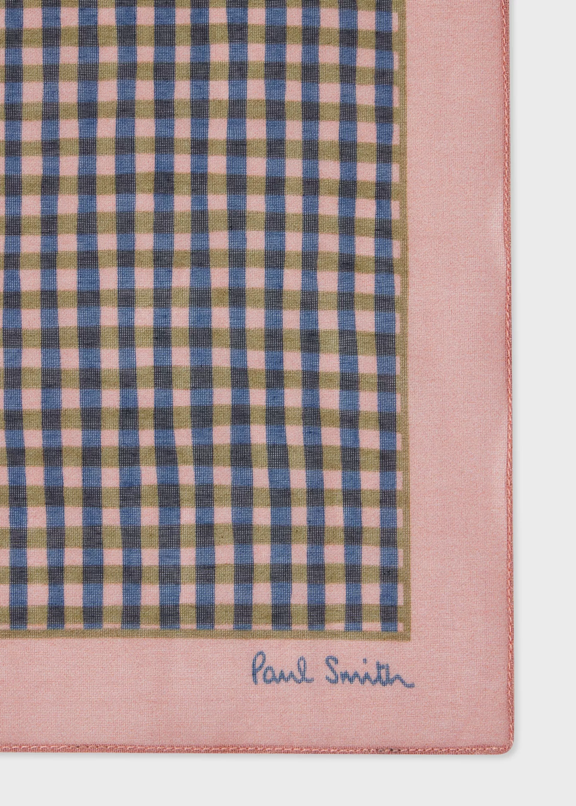 Gingham Check Pocket Square>Paul Smith Discount