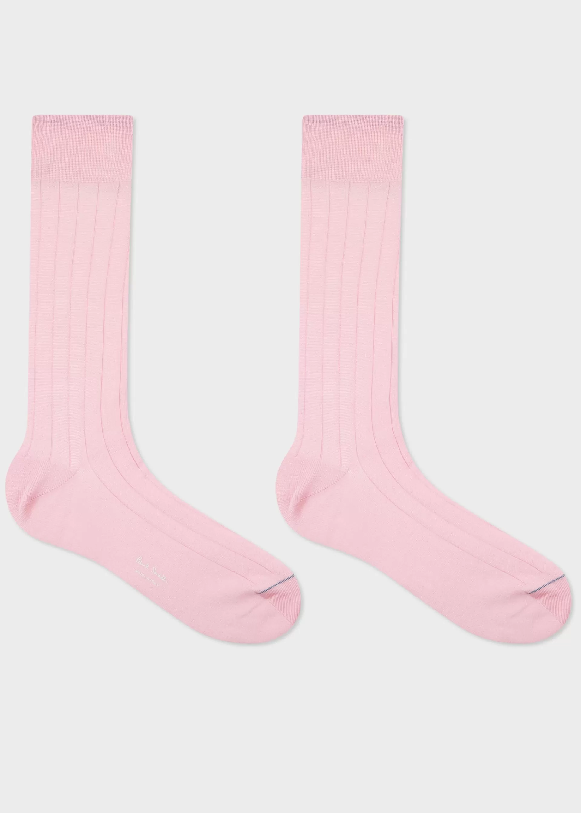 Mercerised Cotton-Blend Ribbed Socks>Paul Smith New