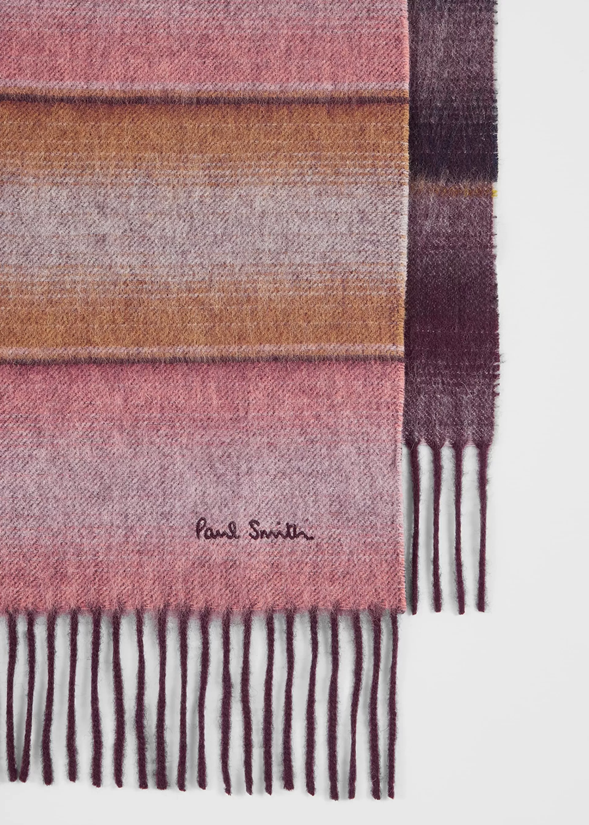 Stripe Wool Scarf>Paul Smith Cheap