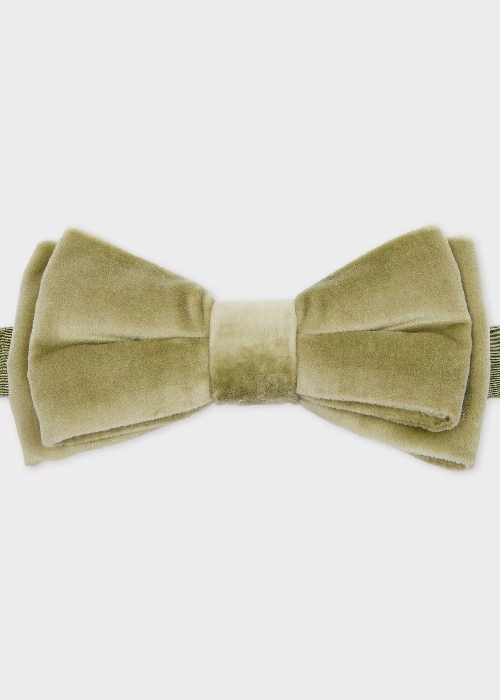 Pistachio Velvet Pre-Tied Bow Tie>Paul Smith Shop