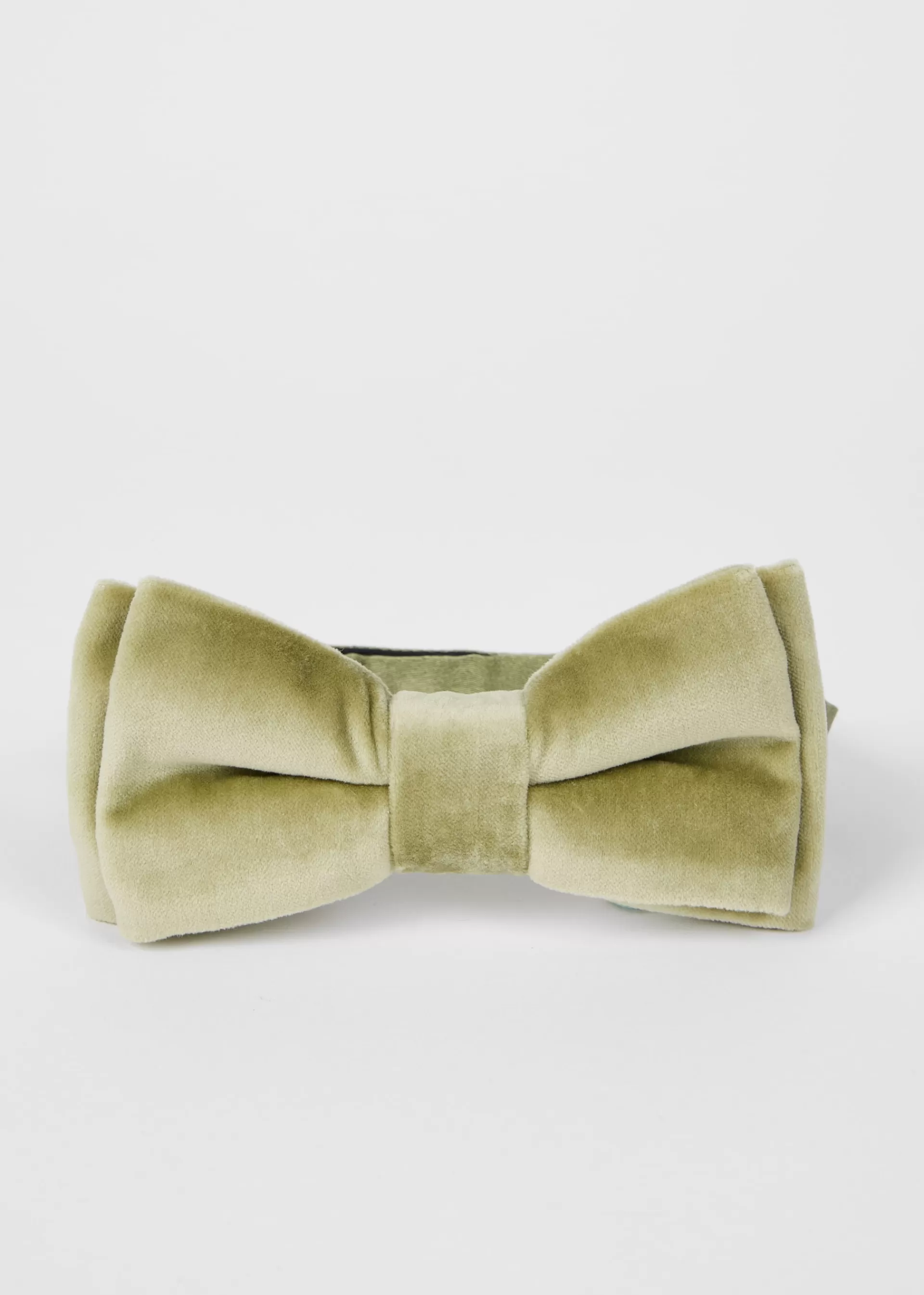 Pistachio Velvet Pre-Tied Bow Tie>Paul Smith Shop