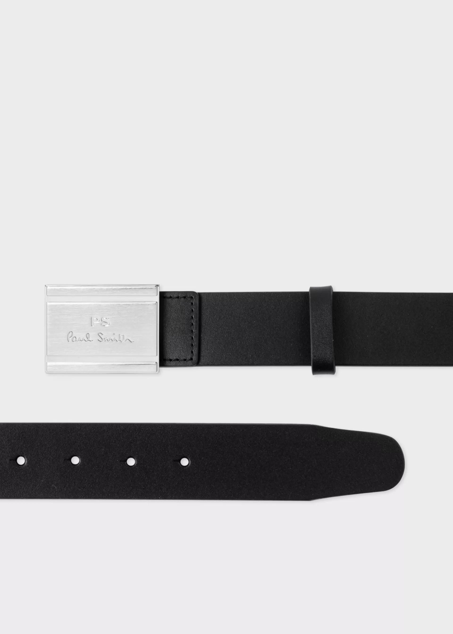 PS Plaque Leather Belt>Paul Smith Sale