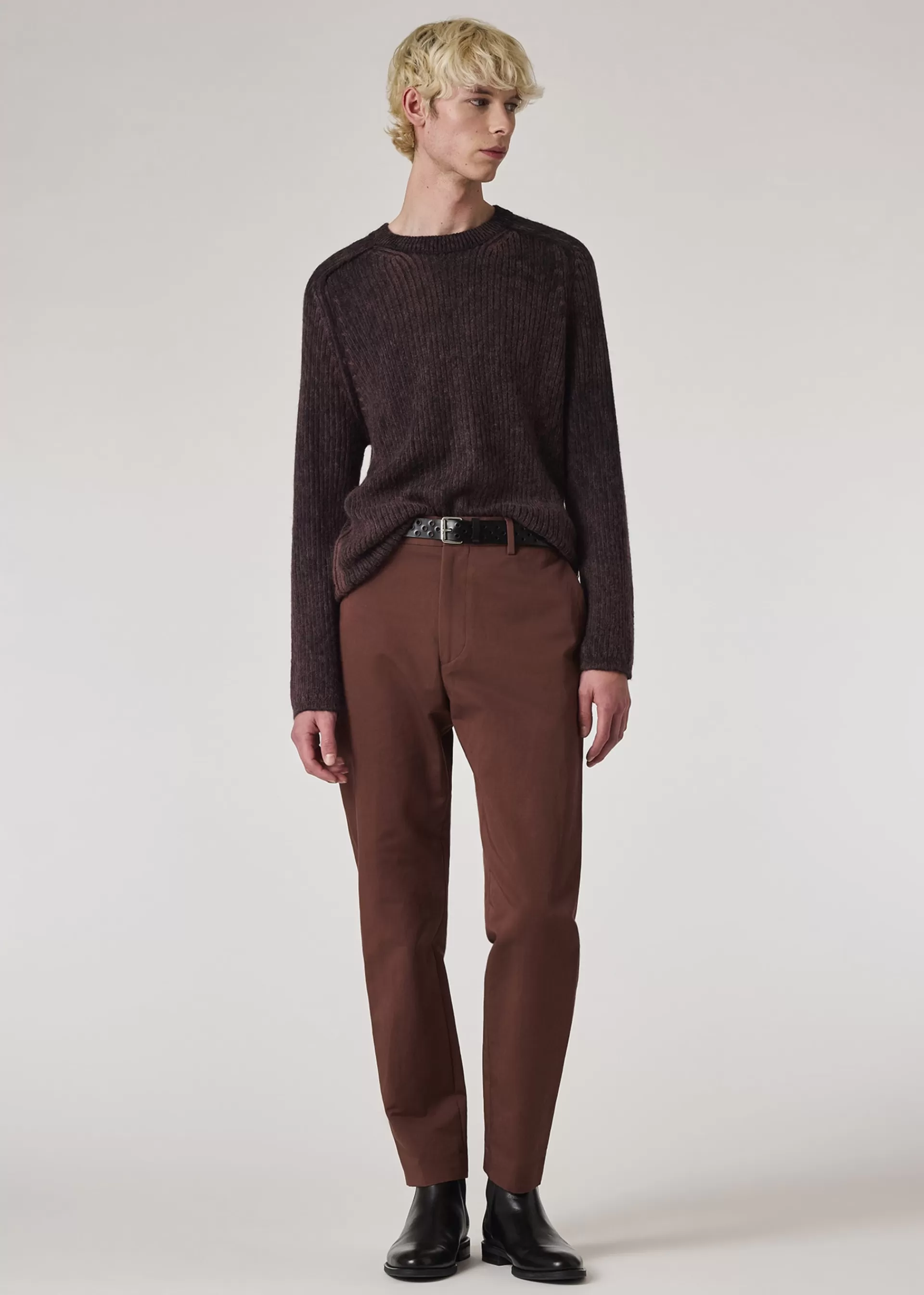 Acid-Wash Print Effect Wool-Mohair Sweater>Paul Smith Cheap