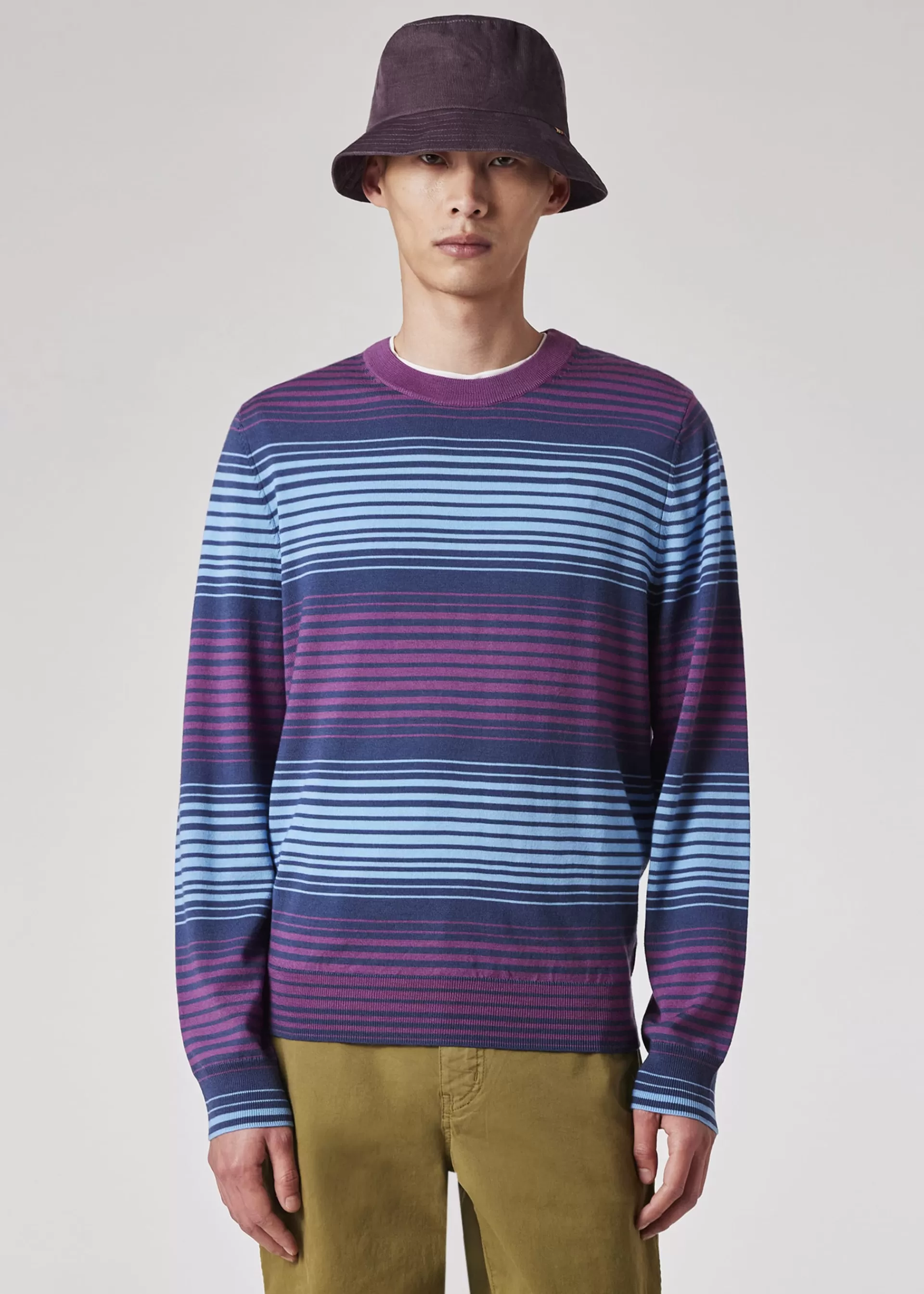 and Blue Stripe Merino Sweater>Paul Smith Best Sale