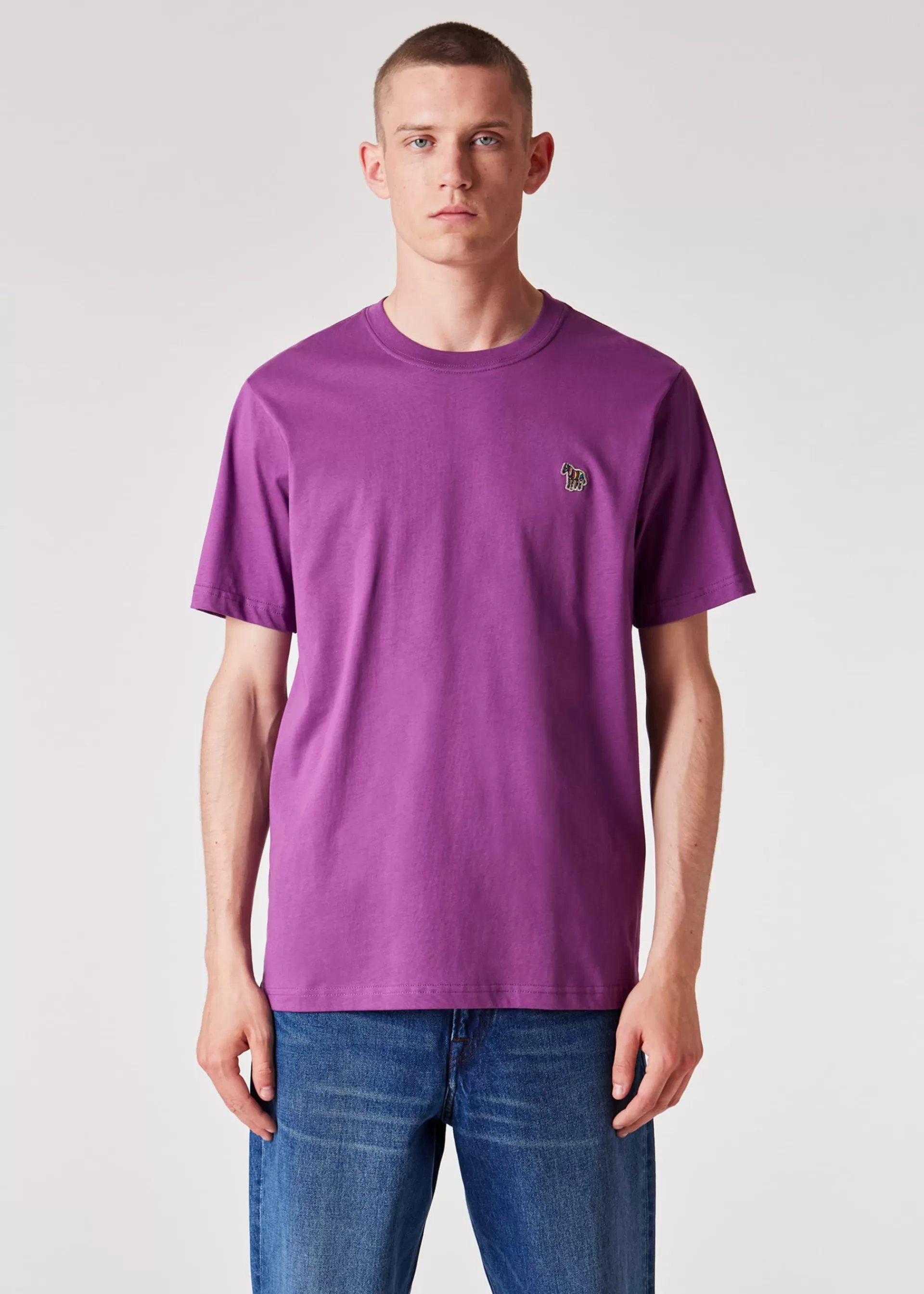 Organic Cotton Zebra Logo T-Shirt>Paul Smith Cheap