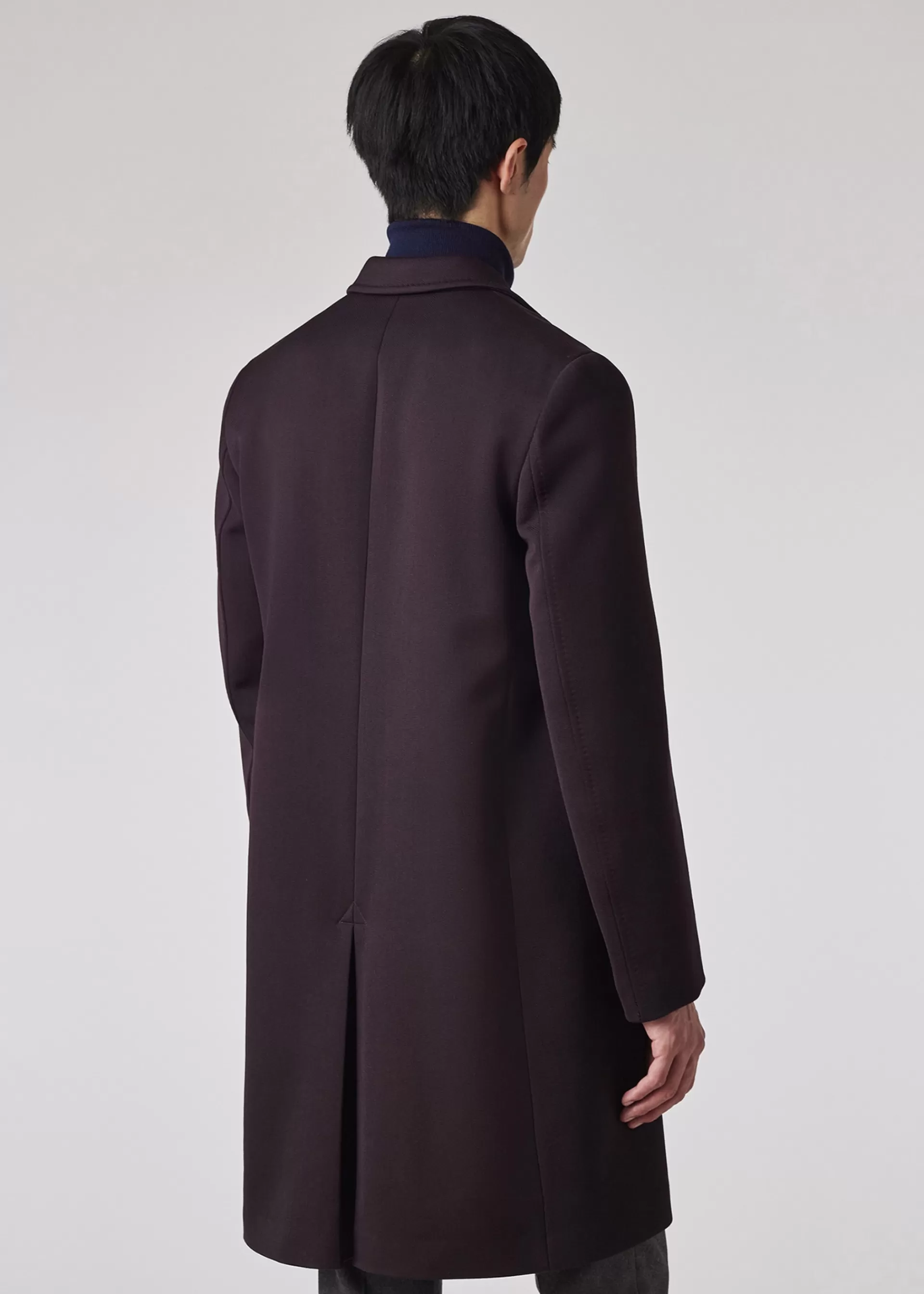 Wool-Blend Twill Double-Breasted Overcoat>Paul Smith Flash Sale