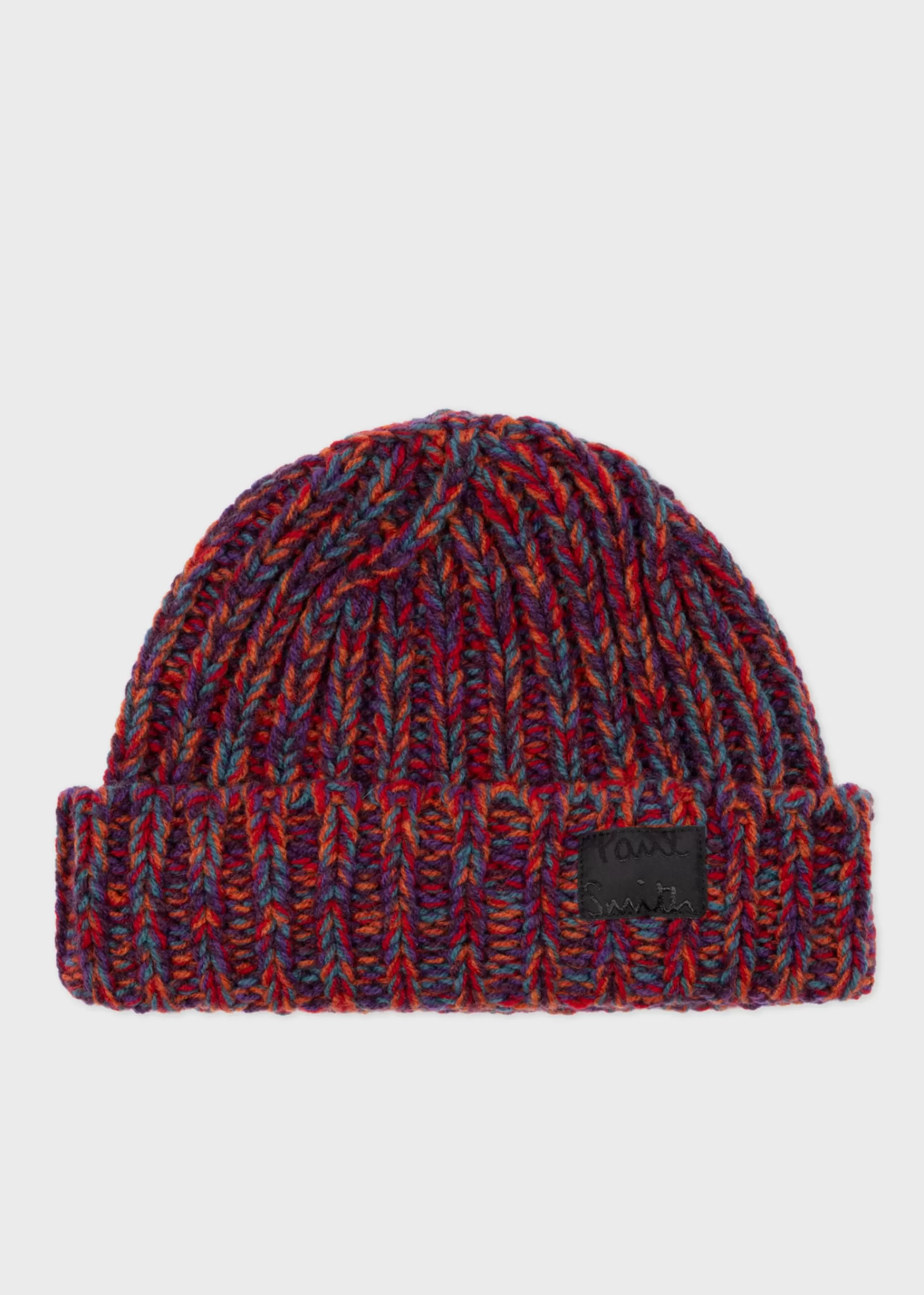 Chunky Knitted Twist Lambswool Beanie>Paul Smith Store