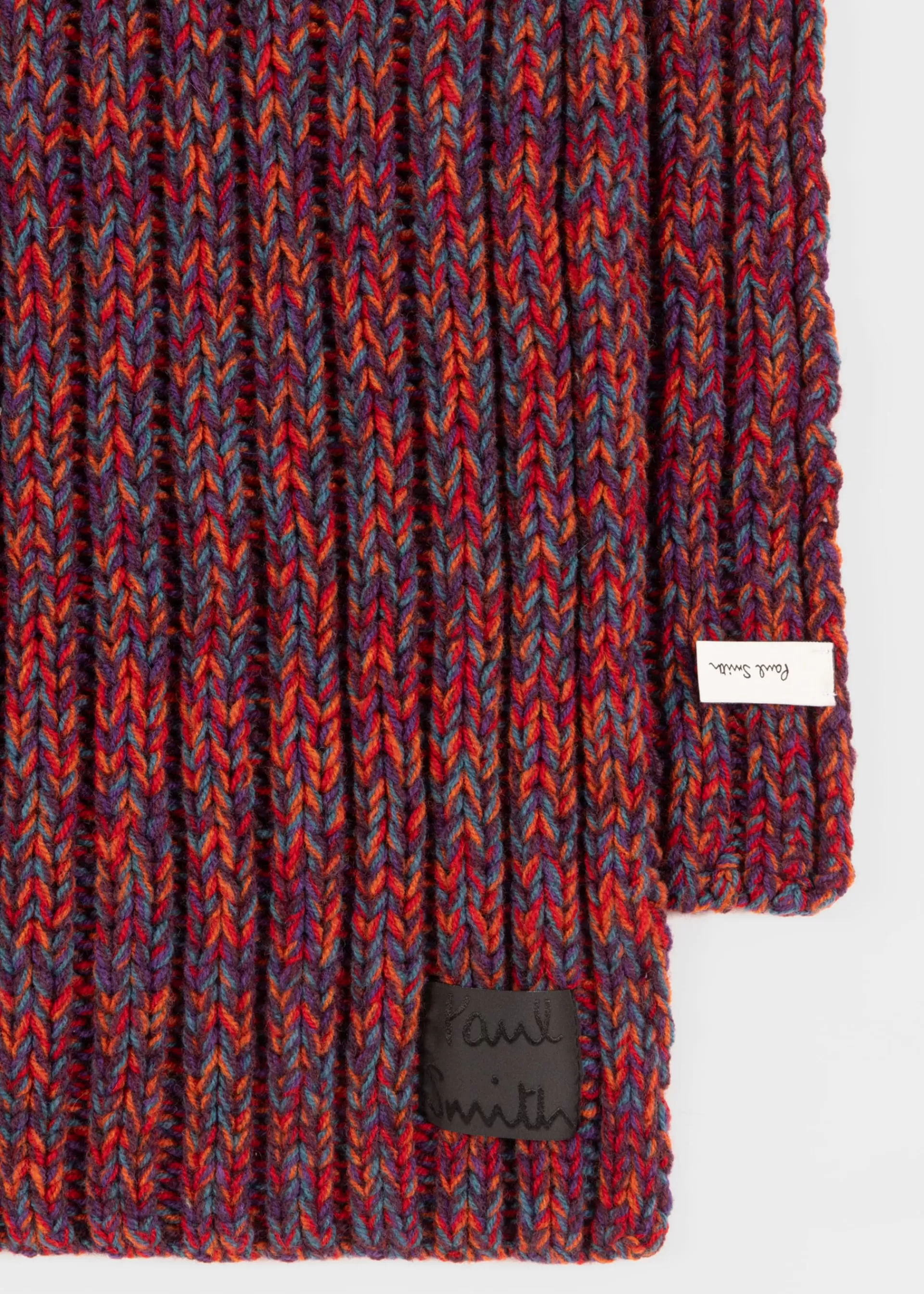 Chunky Knitted Twist Lambswool Scarf>Paul Smith Discount