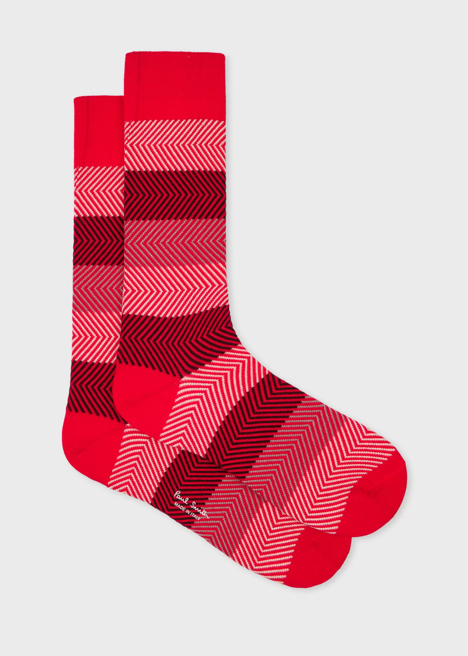 Zig Zag Stripe Socks>Paul Smith Store