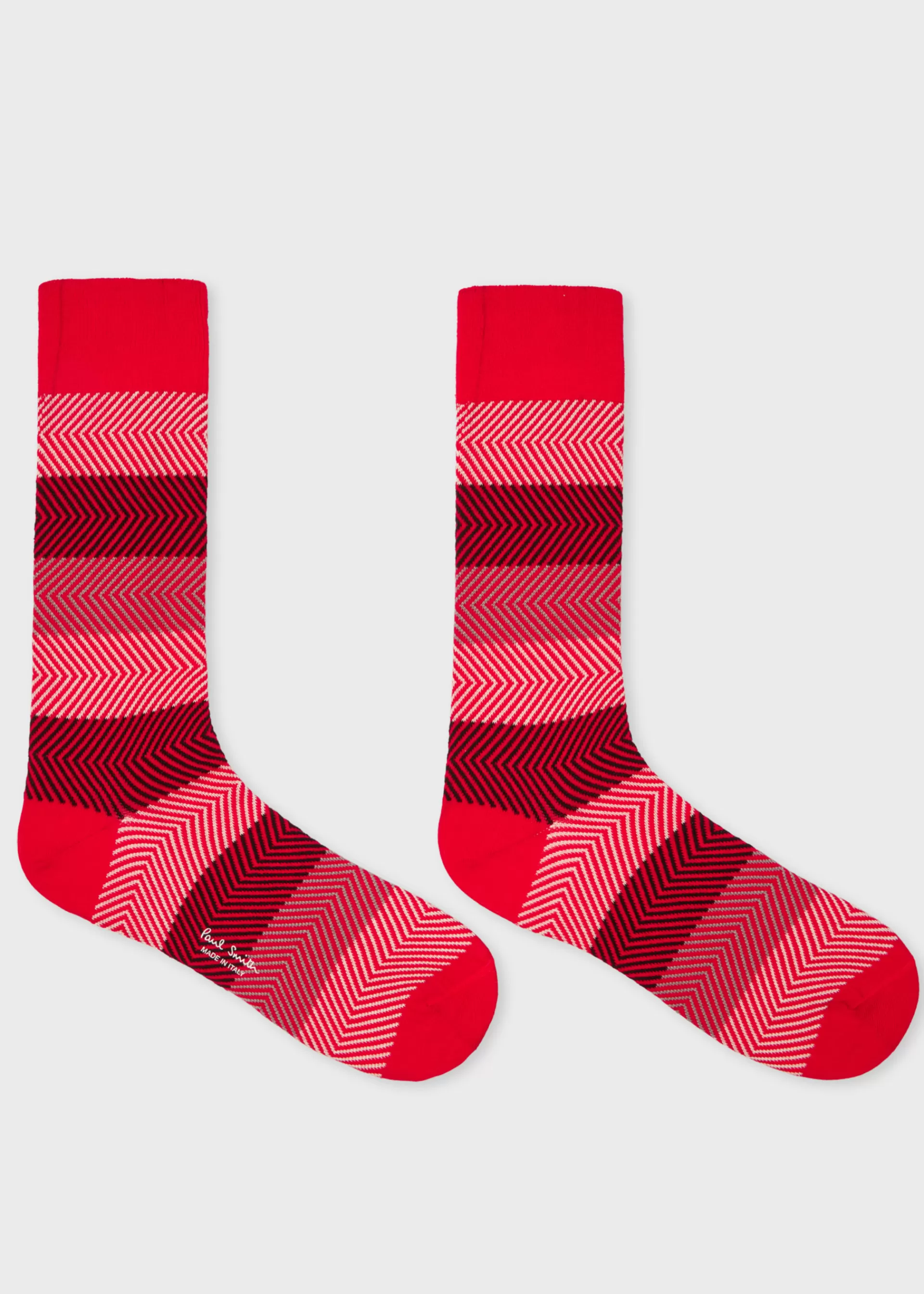 Zig Zag Stripe Socks>Paul Smith Store