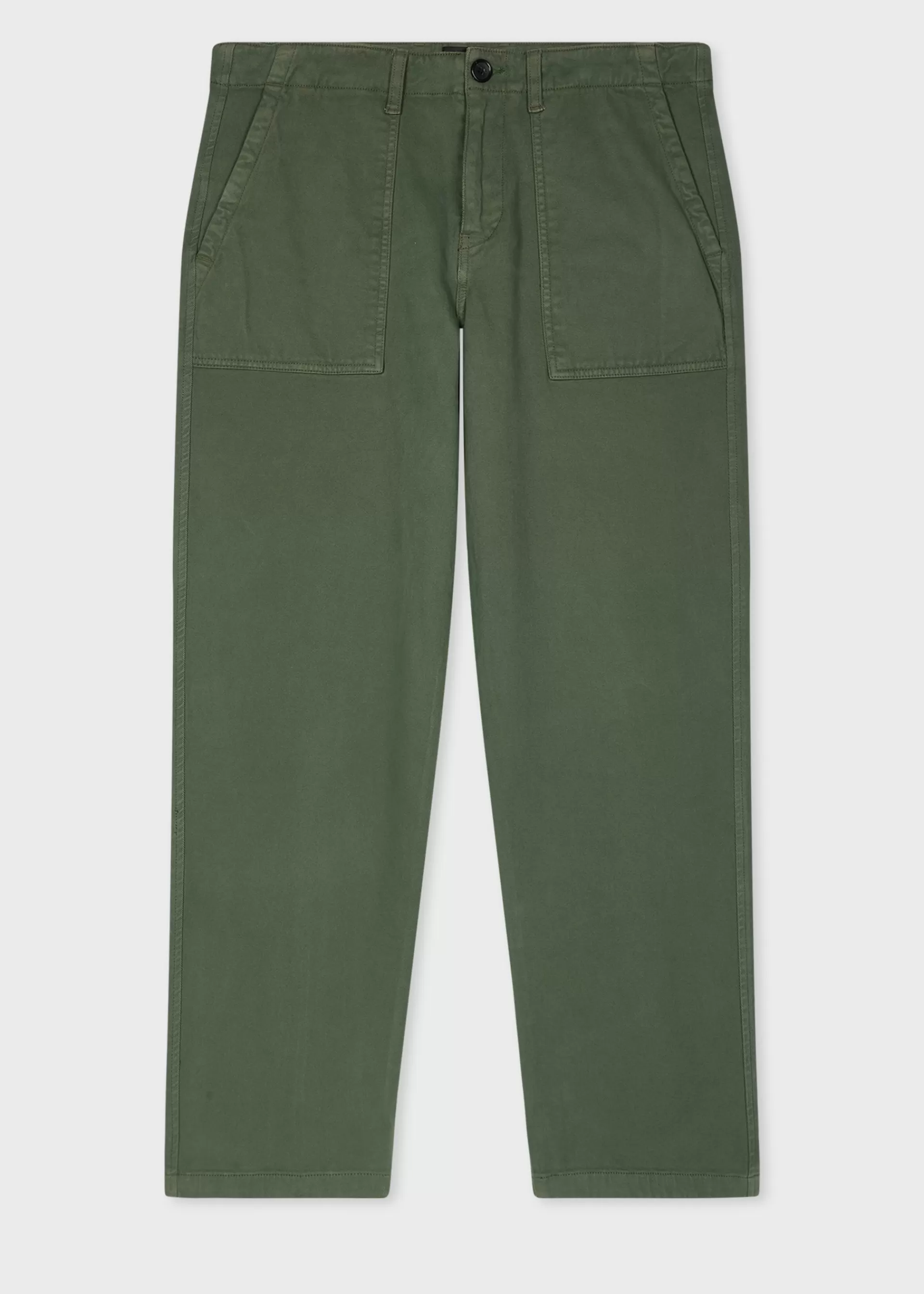 Relaxed-Fit Stretch Cotton-Twill Trousers>Paul Smith Cheap