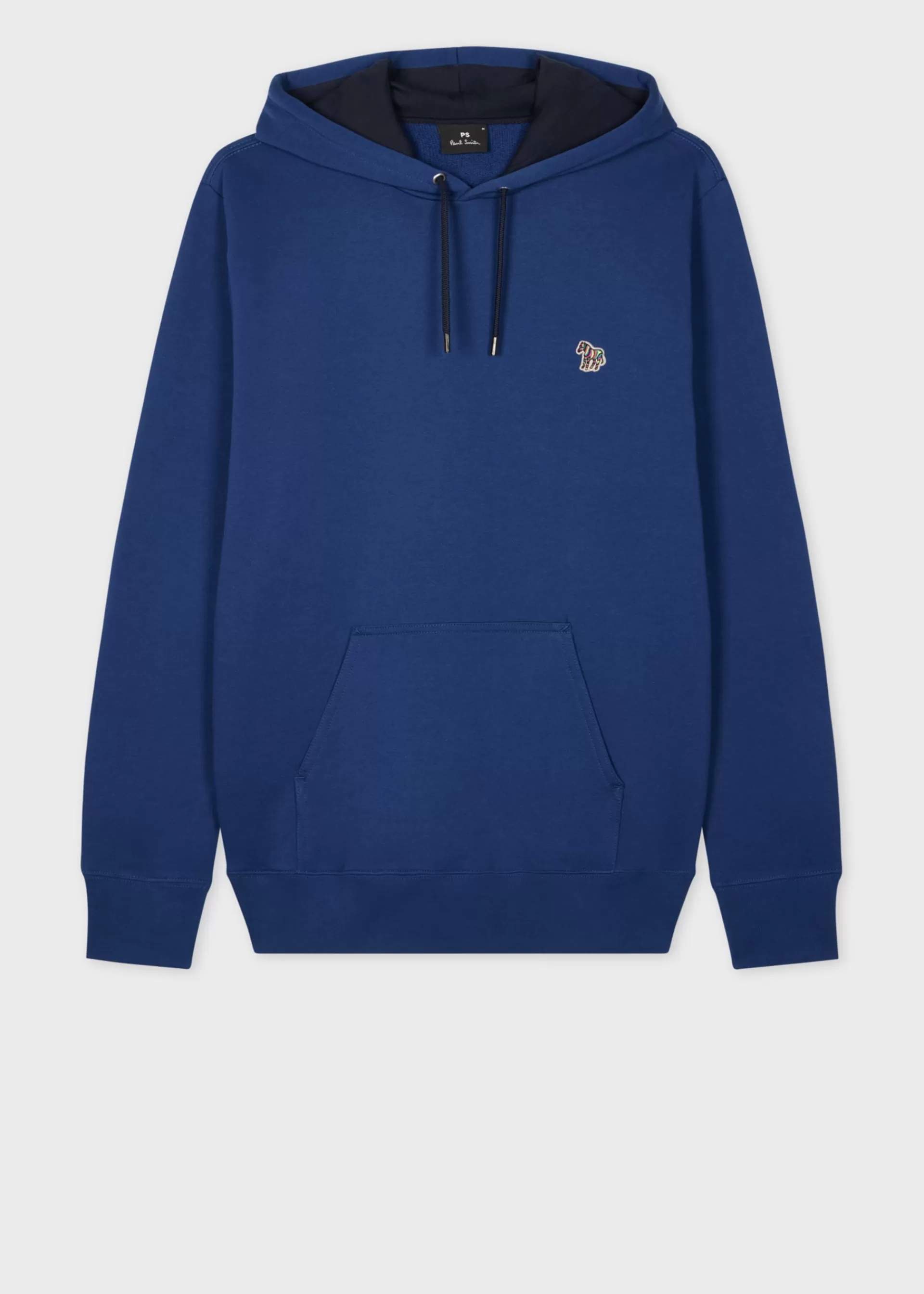 Royal Blue Zebra Logo Organic Cotton Hoodie>Paul Smith Cheap