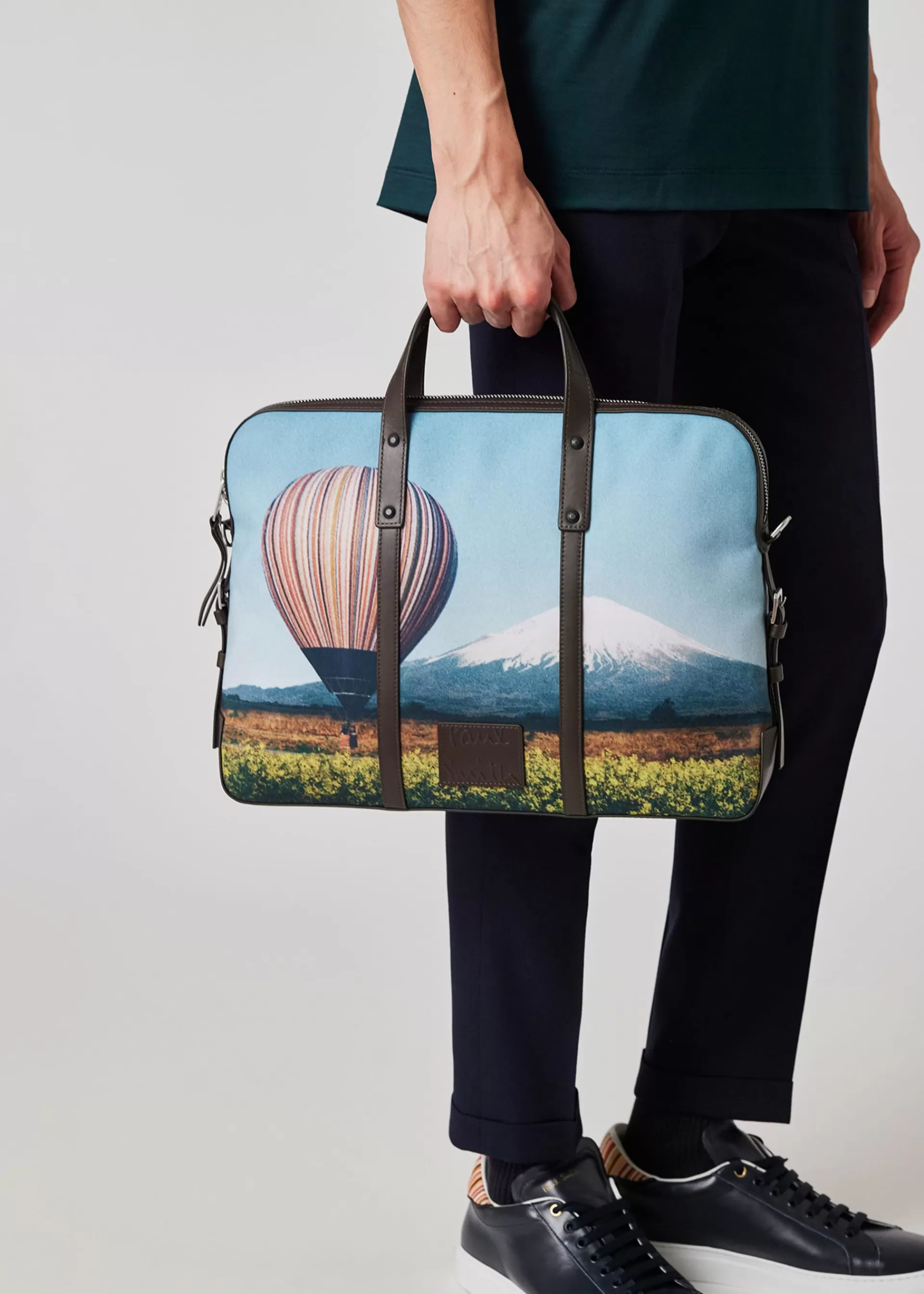 Signature Stripe Balloon Mount Fuji' Folio>Paul Smith Sale