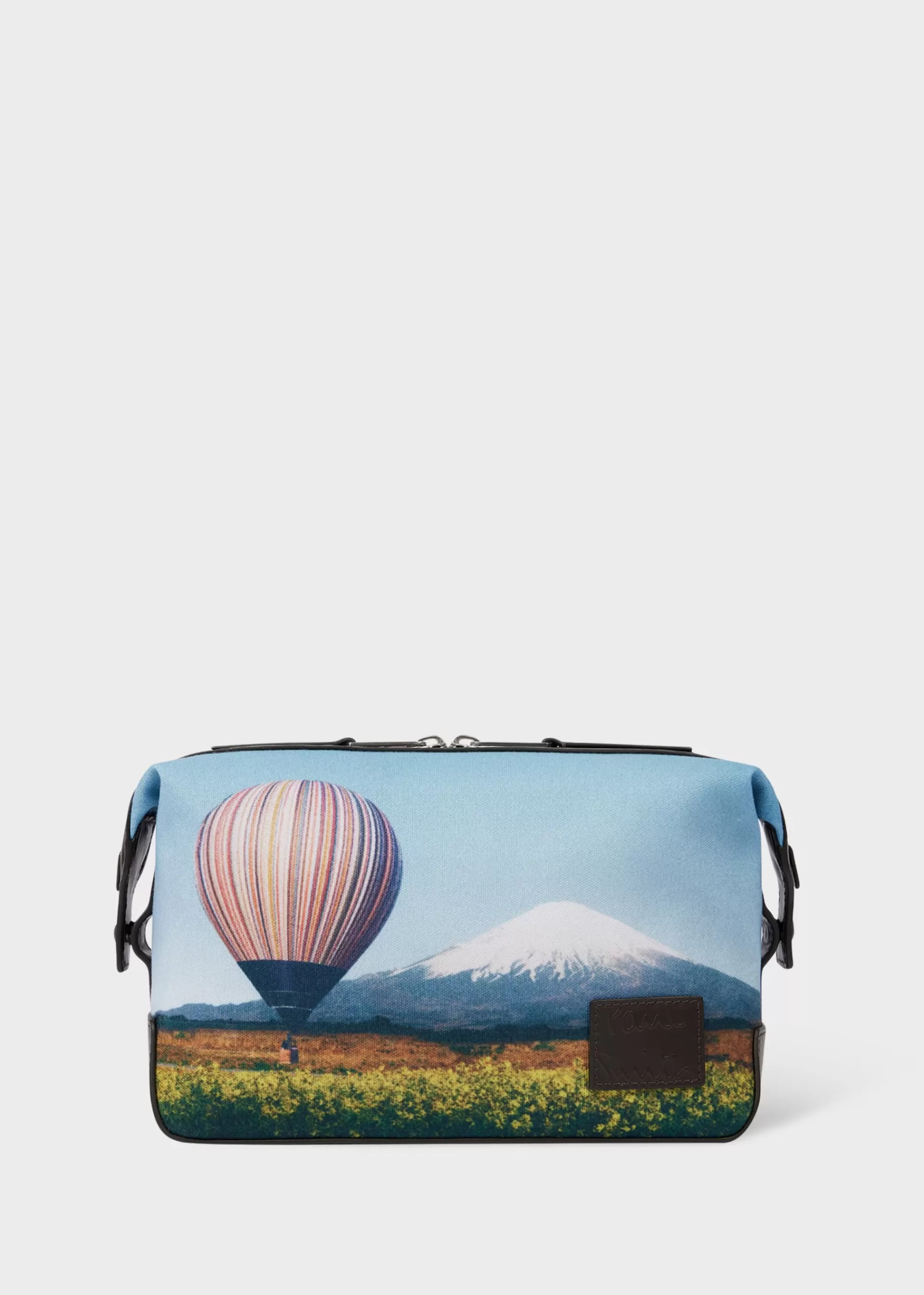 Signature Stripe Balloon Mount Fuji' Print Wash Bag>Paul Smith Clearance